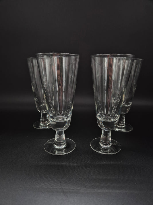 Set of 4 Nuutajärvi Astor Champagne Glass by Saara Hopea