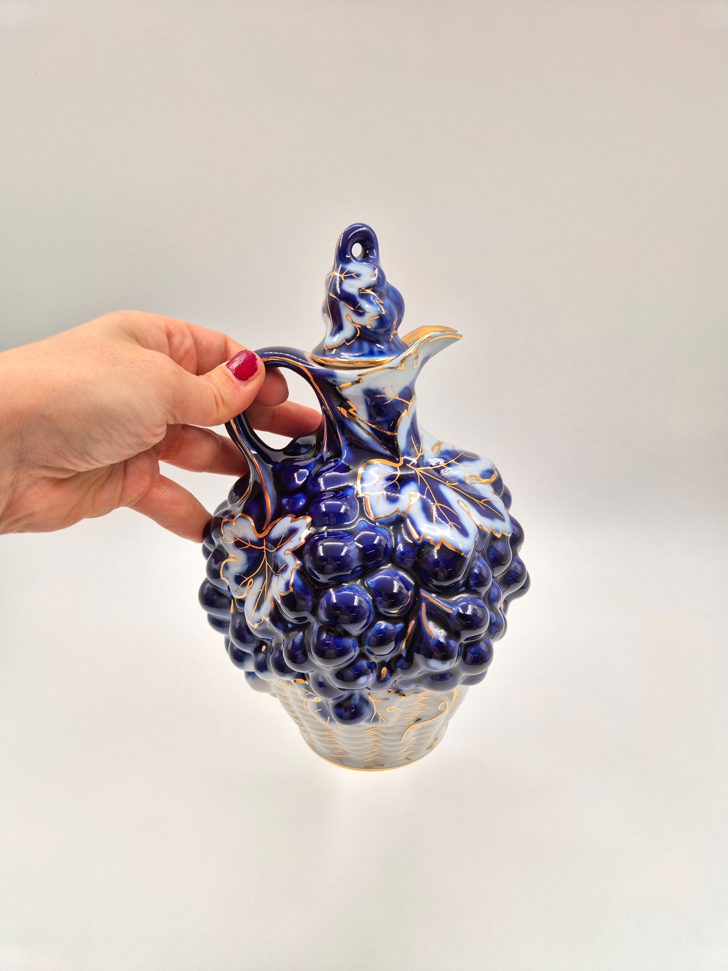 Lomonosov Porcelain Wine Carafe, Made in USSR