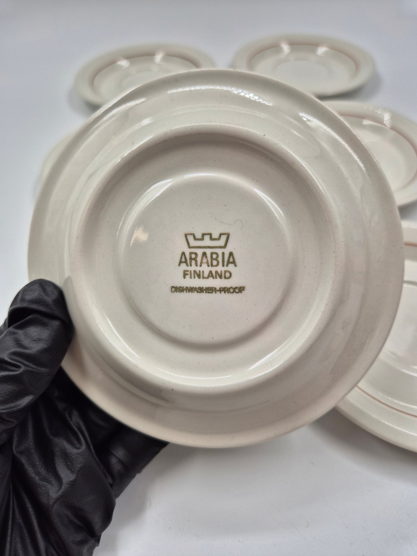 Set of 6 Rare Finnish Vintage Arabia Kartano Espresso Cups