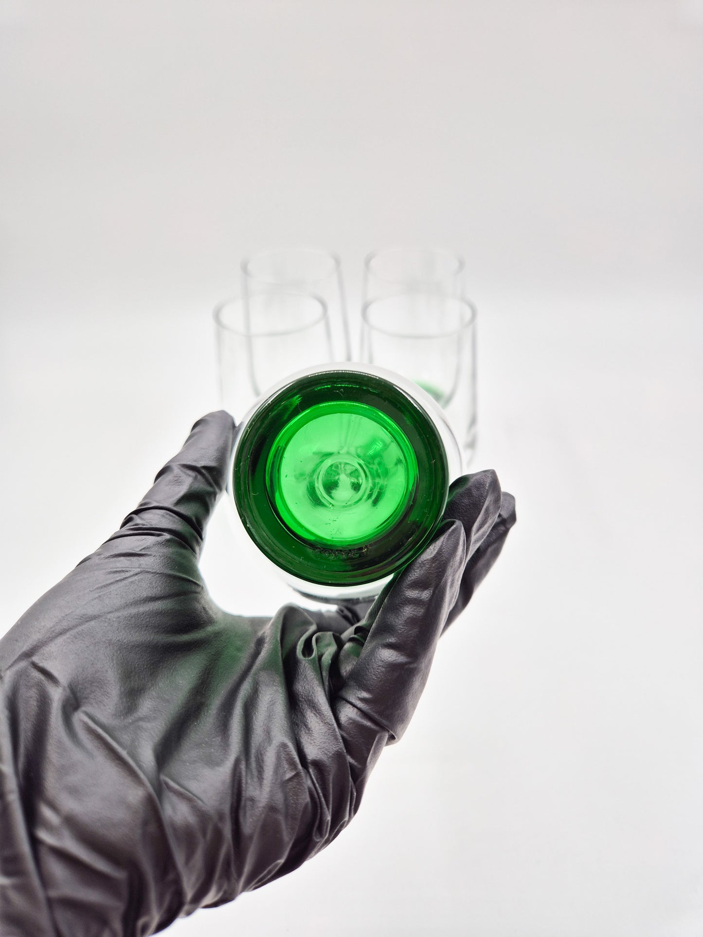 Set of 5 Vintage French Drinking Glasses