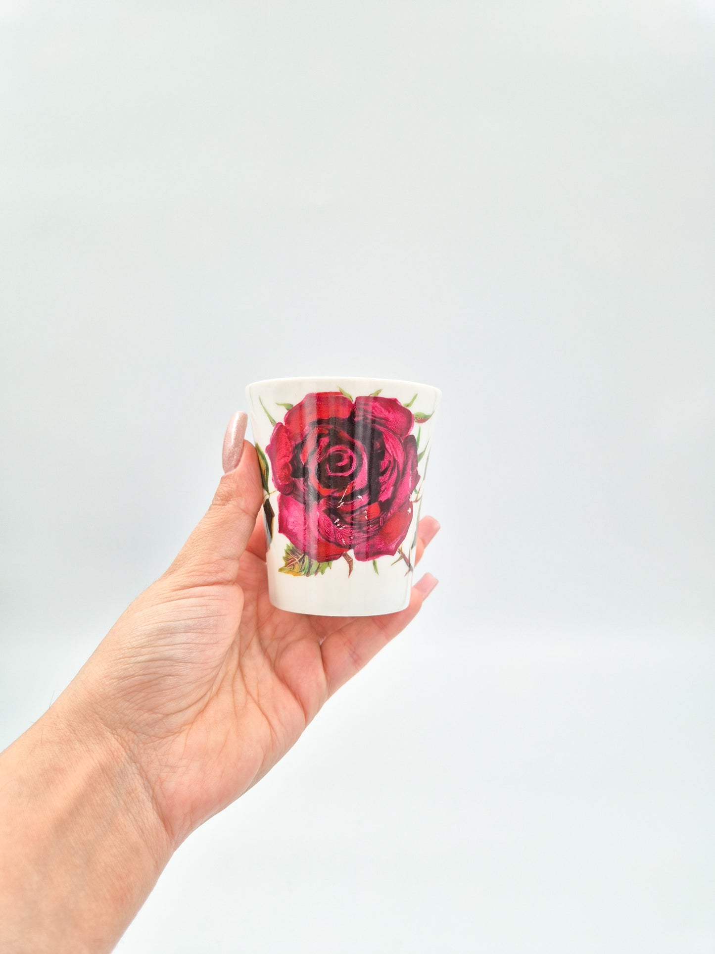 Arabia Ruusu Cup & Saucer Set Pink Rose Finland