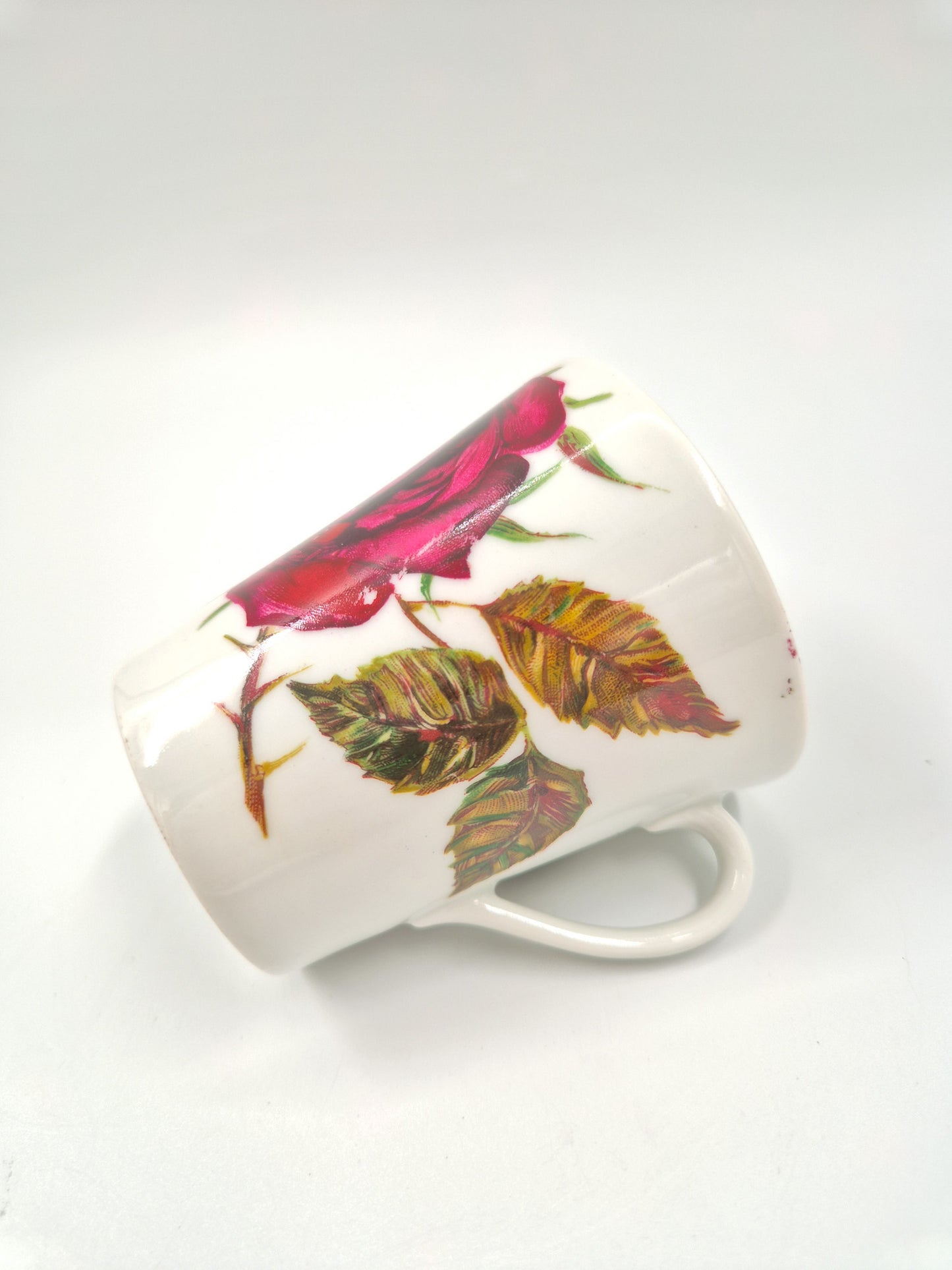 Arabia Ruusu Cup & Saucer Set Pink Rose Finland