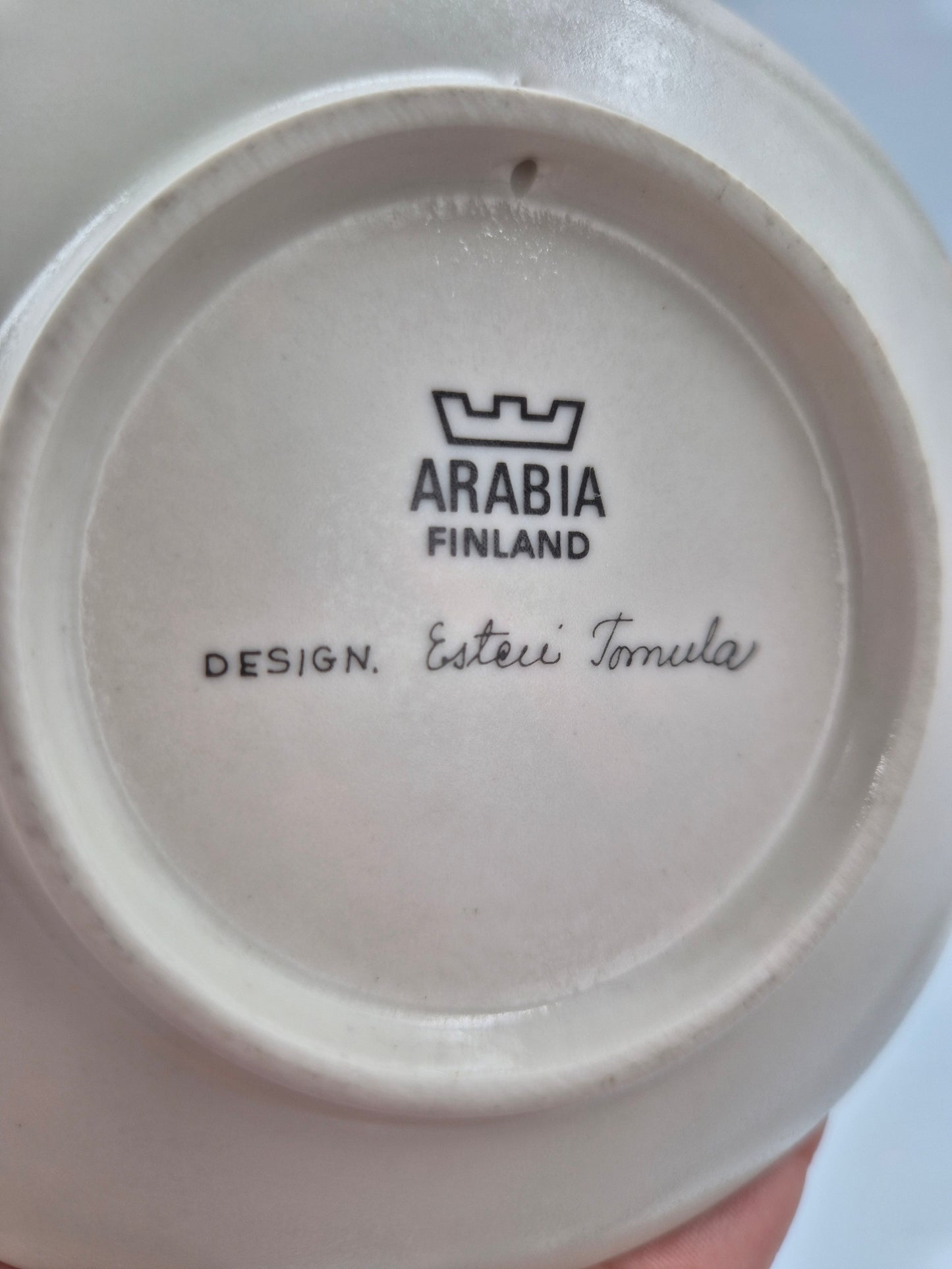 Arabia “Botanica” Wall Plate – Esteri Tomula (1988–1989)