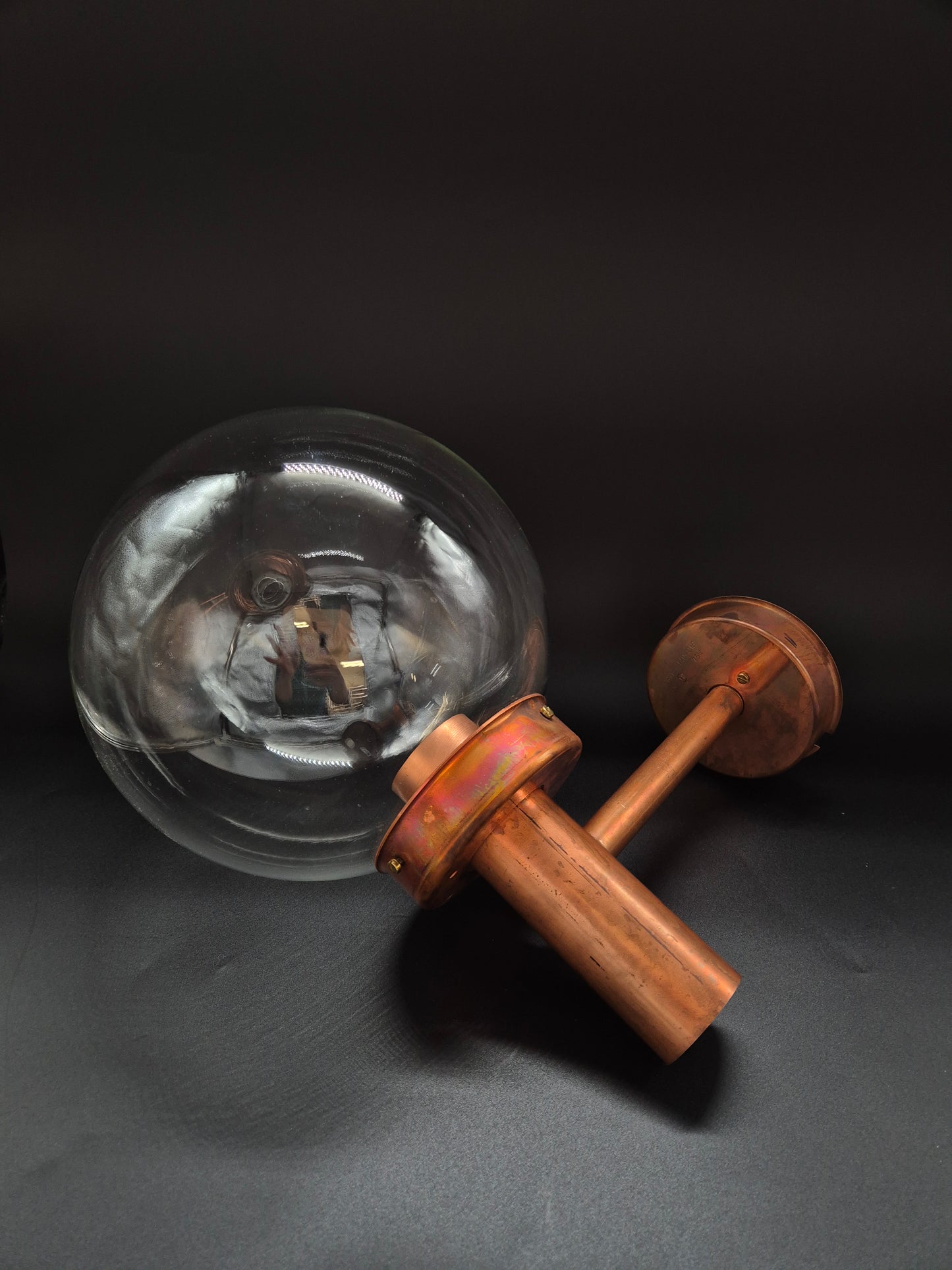 Lisa Johansson-Pape Wall Lamps Model 140-015 for Orno – Copper & Glass