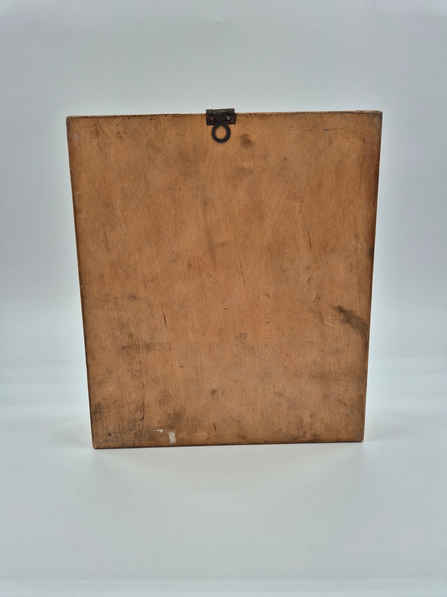 Antique Orthodox Icon – Saint Nicholas – Wooden Travel Case – Late 19th / Early 20th Century