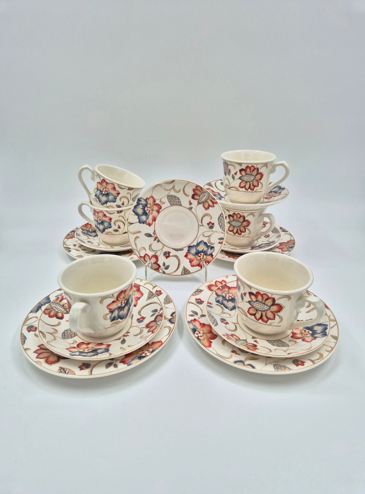 Vintage Churchill Jacobean kop en schotel