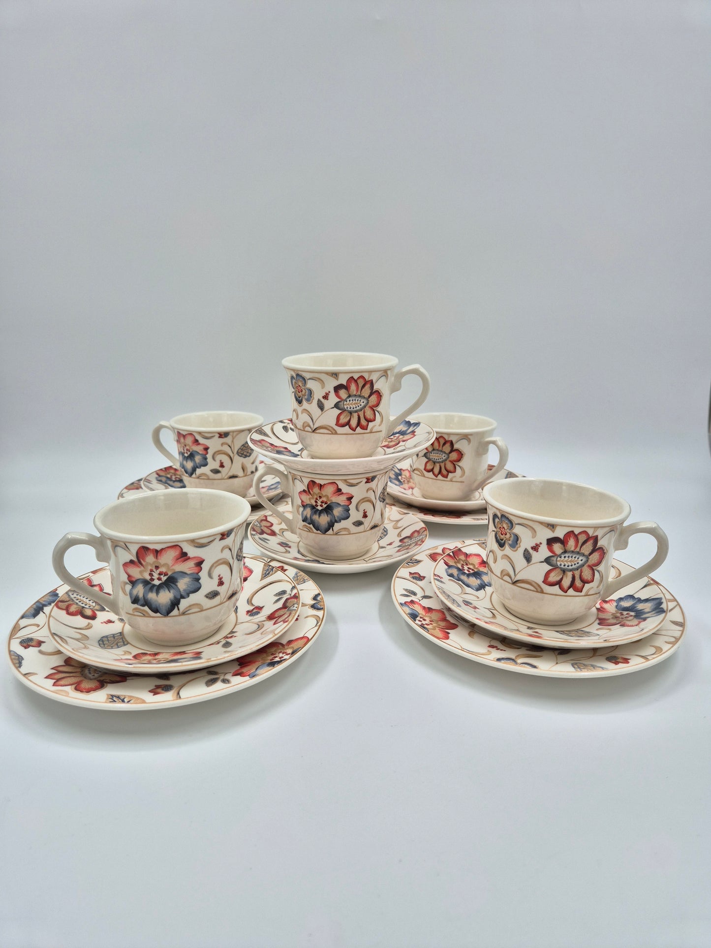 Vintage Churchill Jacobean kop en schotel