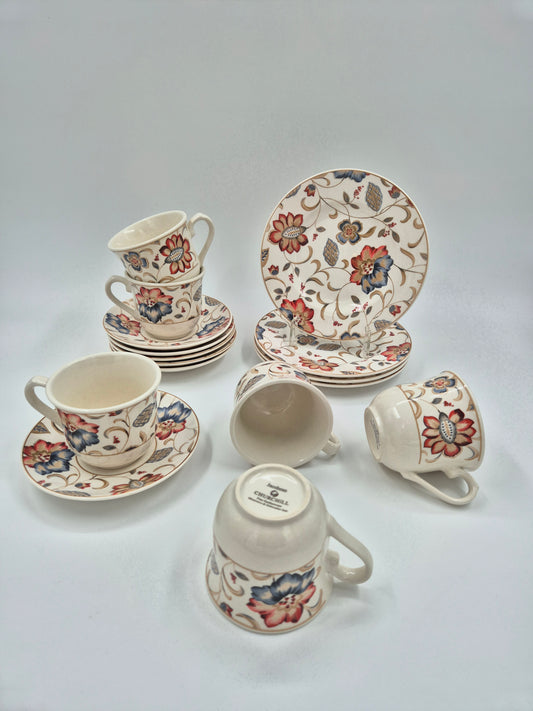 Vintage Churchill Jacobean kop en schotel