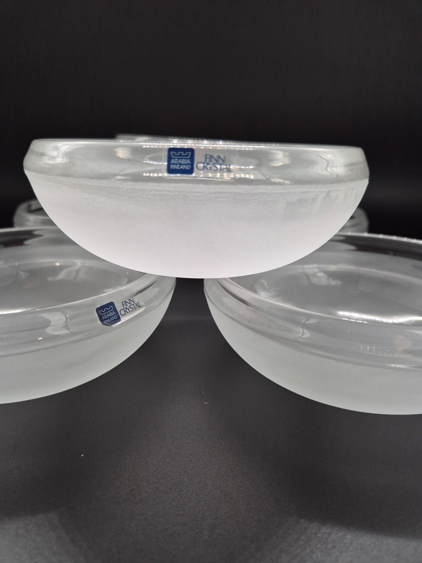Set of Six Nuutajärvi Lumikuru Soup Bowl - 1986