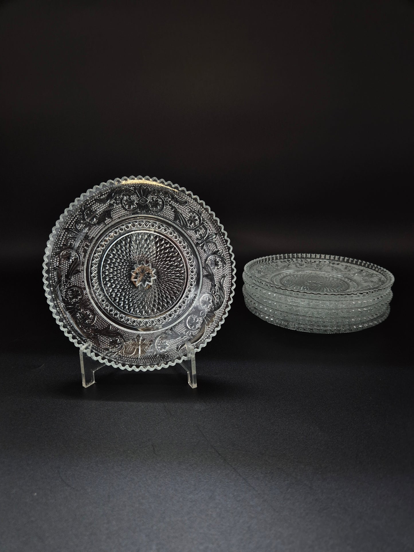 Vintage dessertbord - elegant retro servies