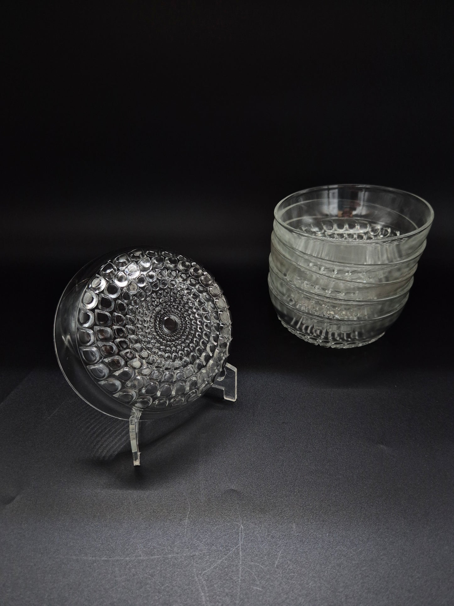 Set of Six Vintage Riihimäen Merja Dessert Bowl by Tamara Aladin (1972–1974)