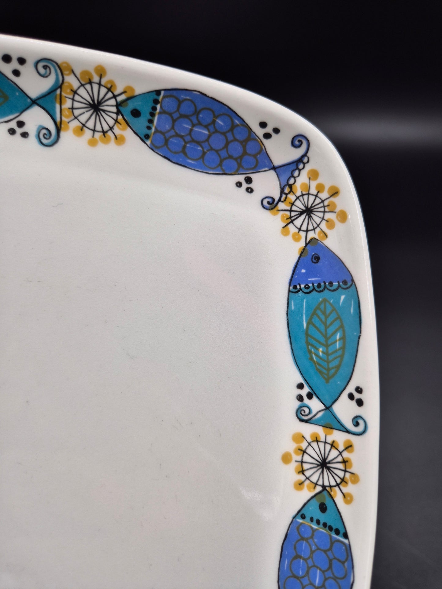 Vintage Figgjo Clupea bord – Turi Gramstad, jaren 60 Noorwegen