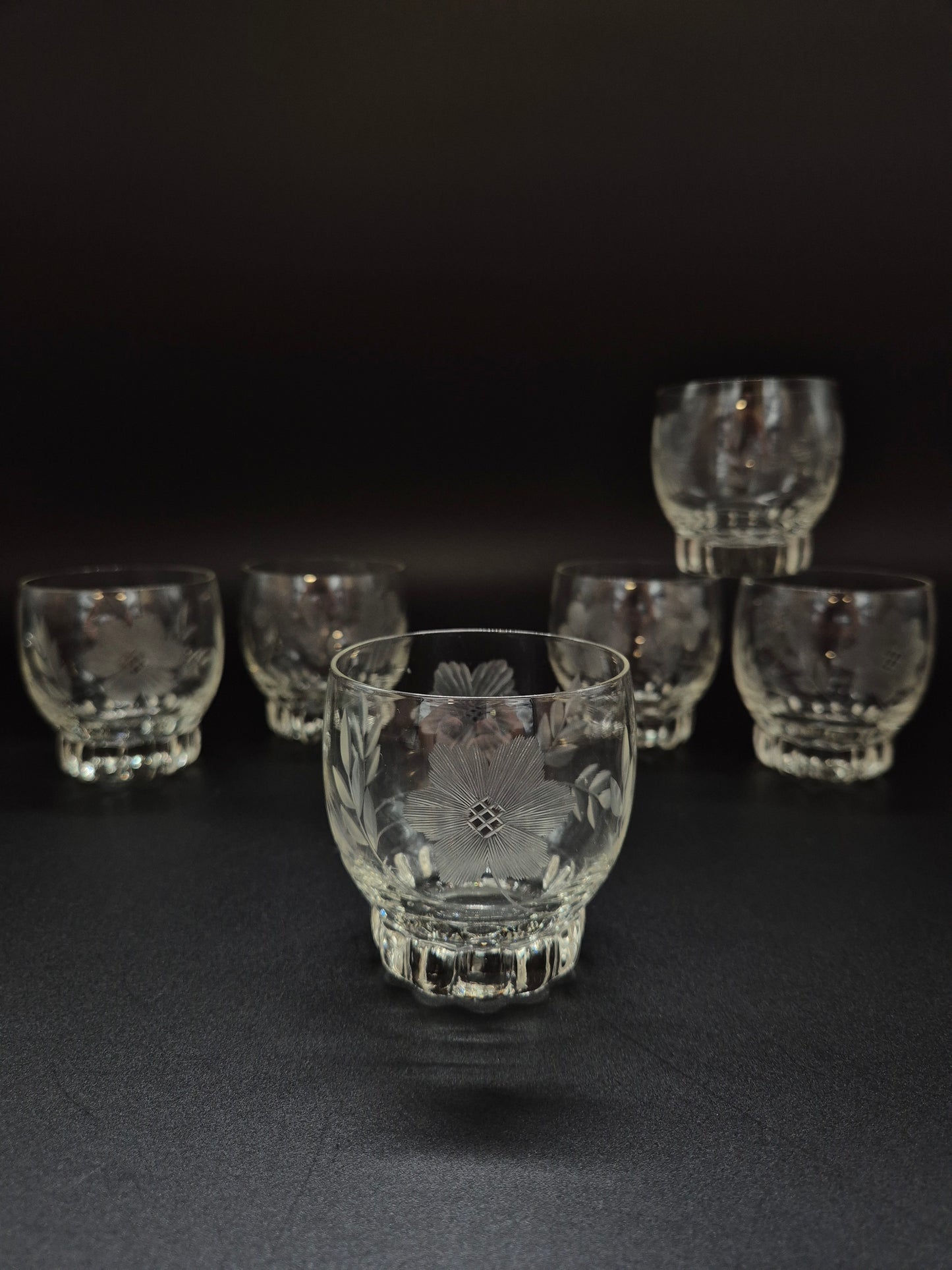 Vintage Riihimäen Lasi Onerva drinkglas – Fins kunstglas uit de jaren 30