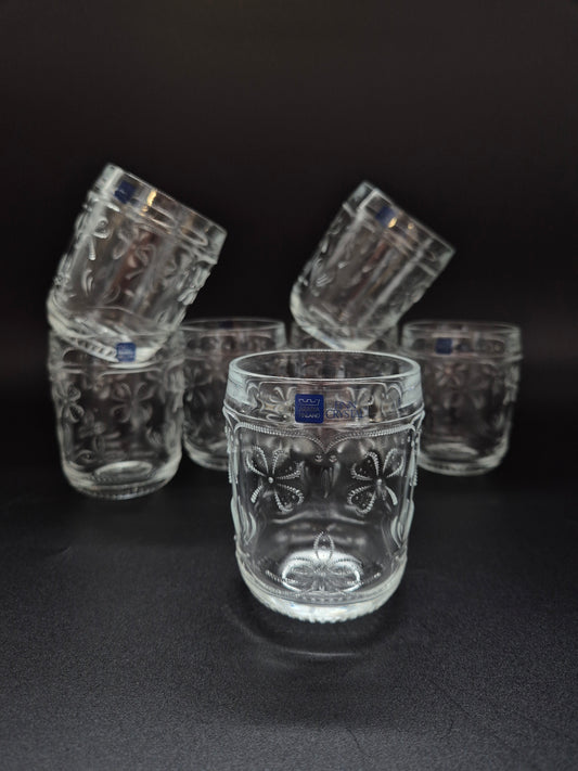 Set of 7 Nuutajärvi Apila Drinking Glass
