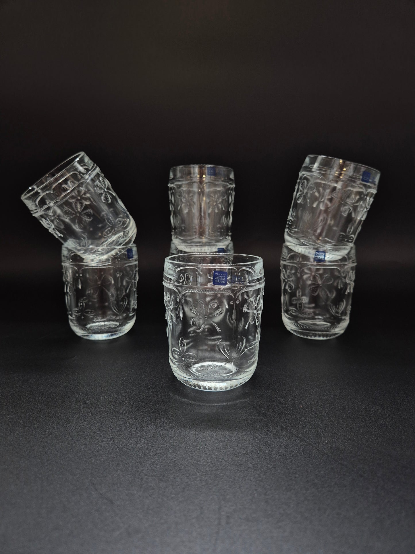 Set of 7 Nuutajärvi Apila Drinking Glass