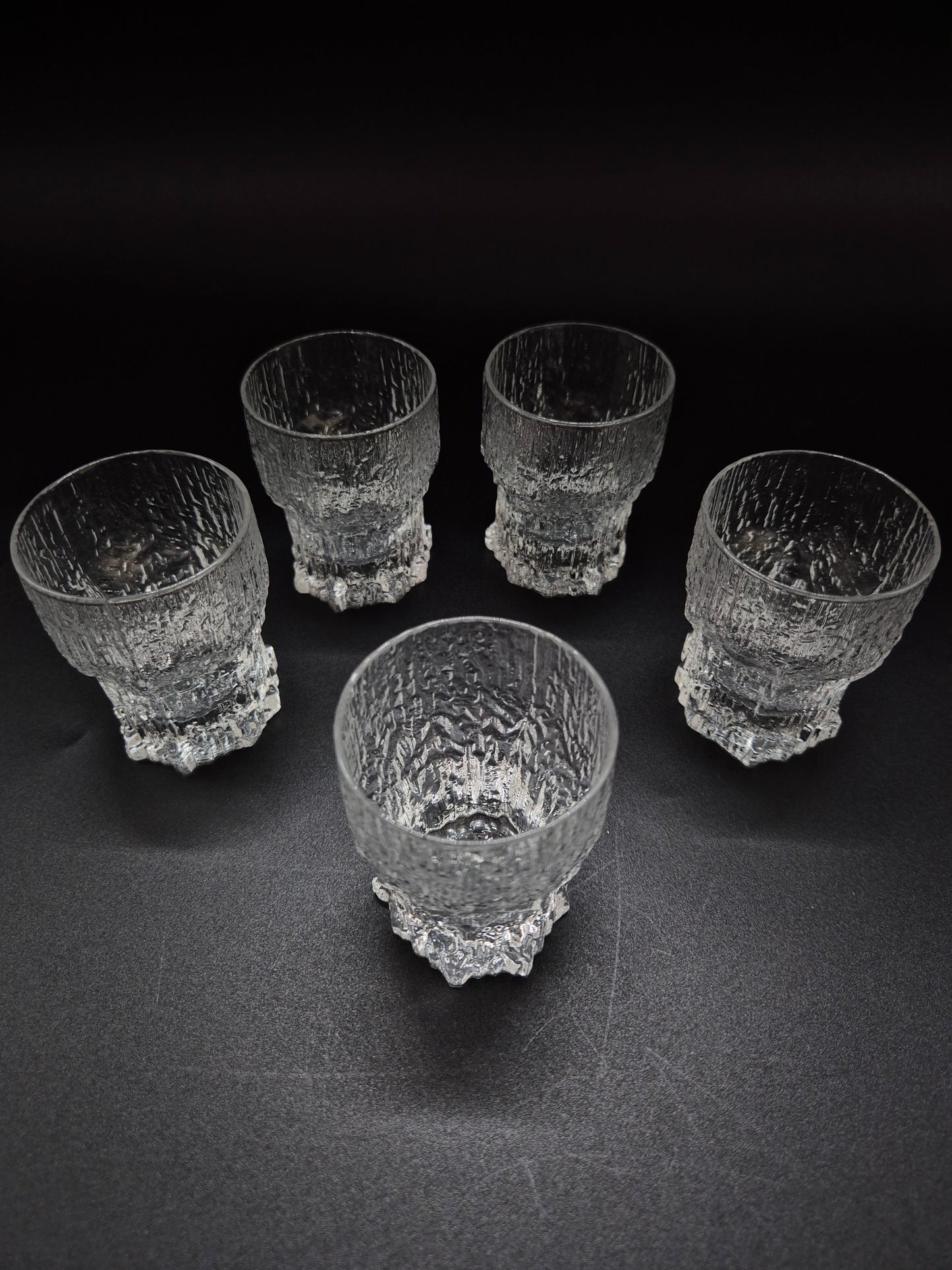Set of 5 Vintage Iittala Aslak Schnapps Shot Glass – Tapio Wirkkala Design