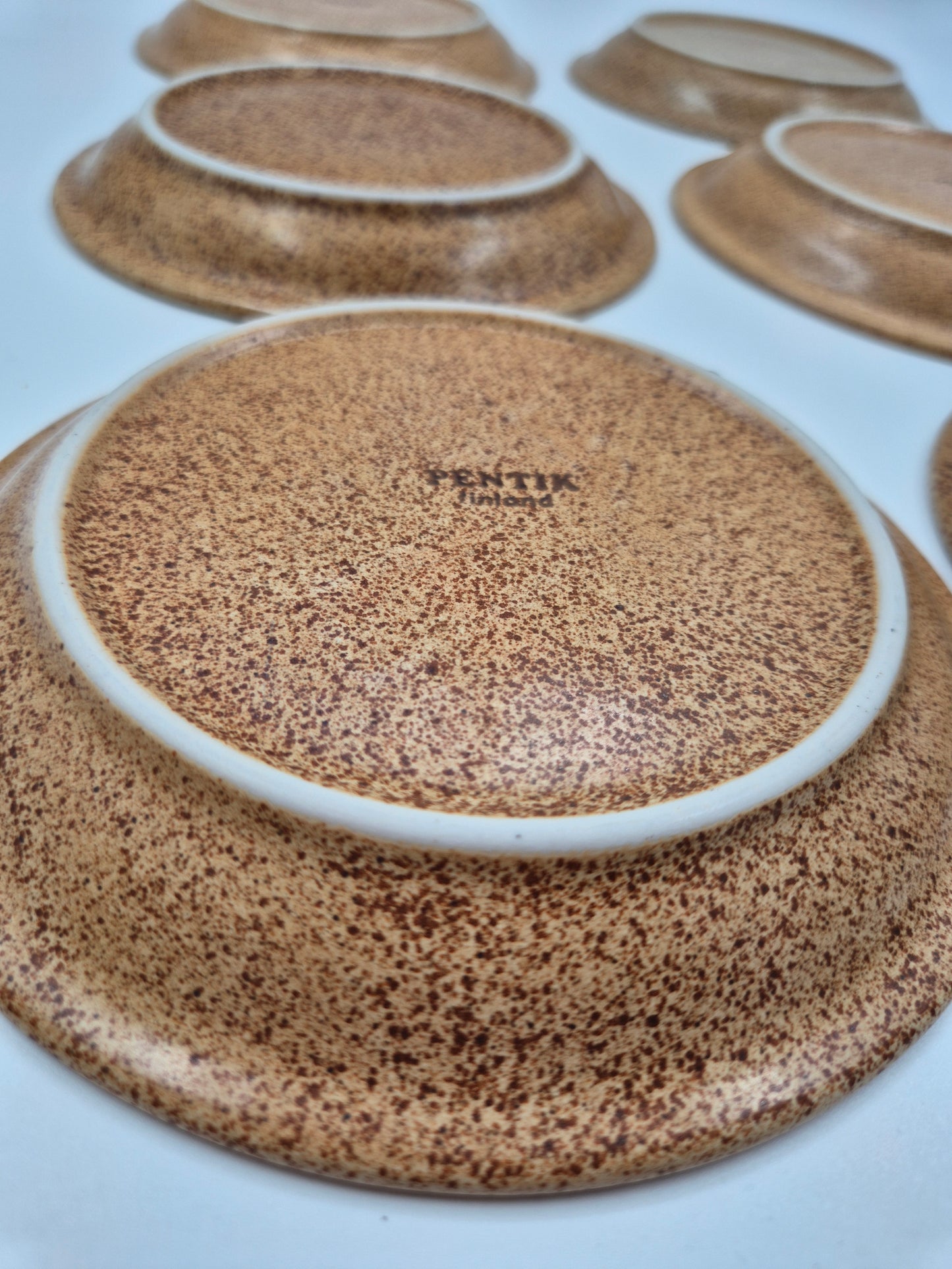 Set of Six Pentik Koivu Coffee Cup Trio