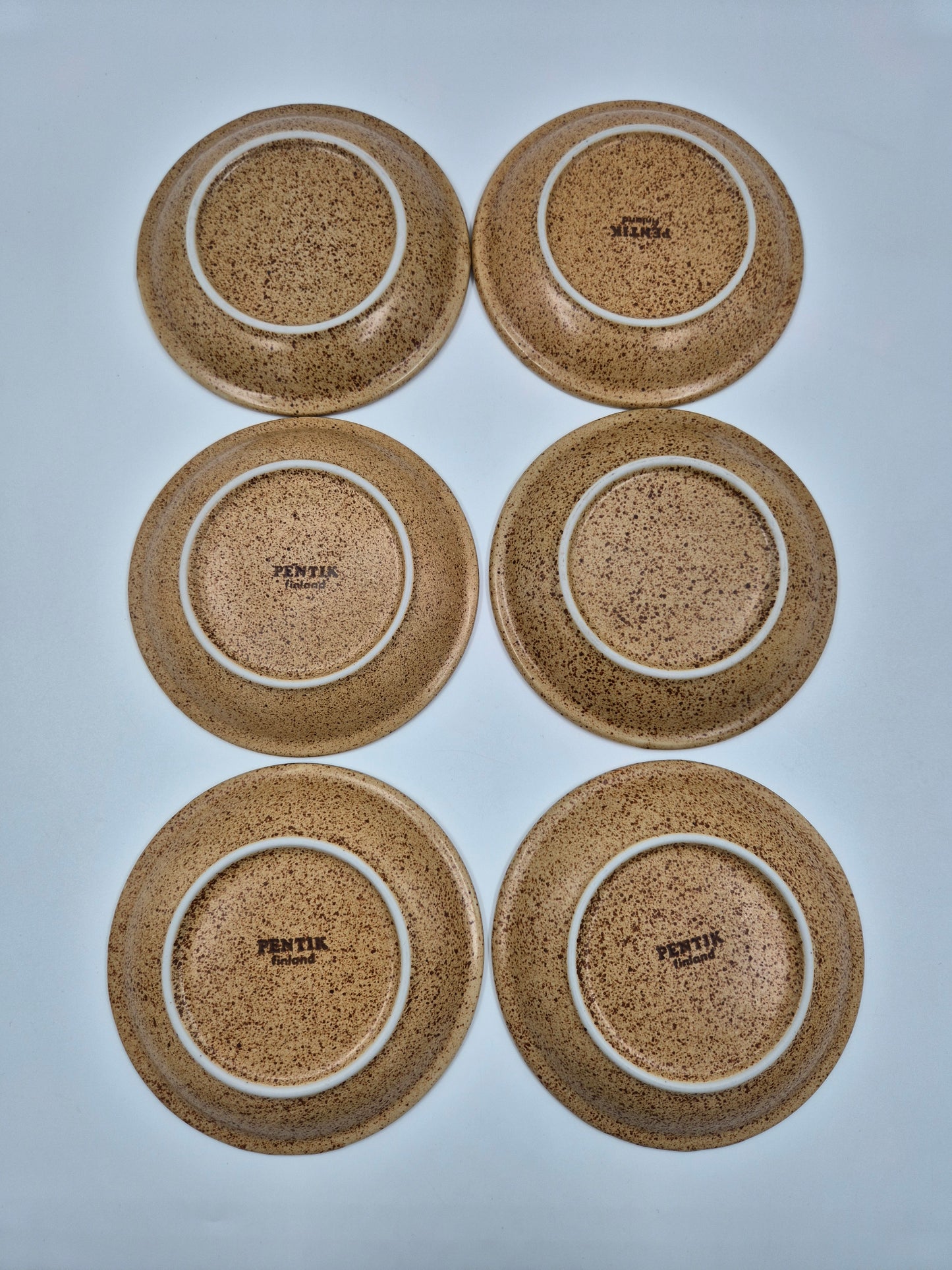 Set of Six Pentik Koivu Coffee Cup Trio