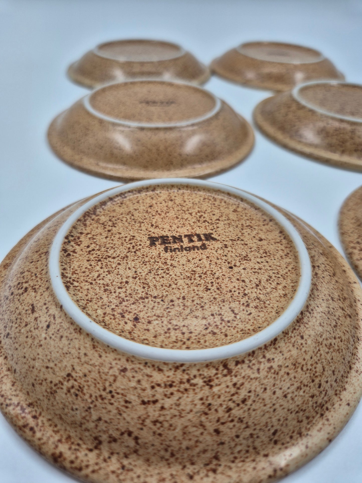 Set of Six Pentik Koivu Coffee Cup Trio