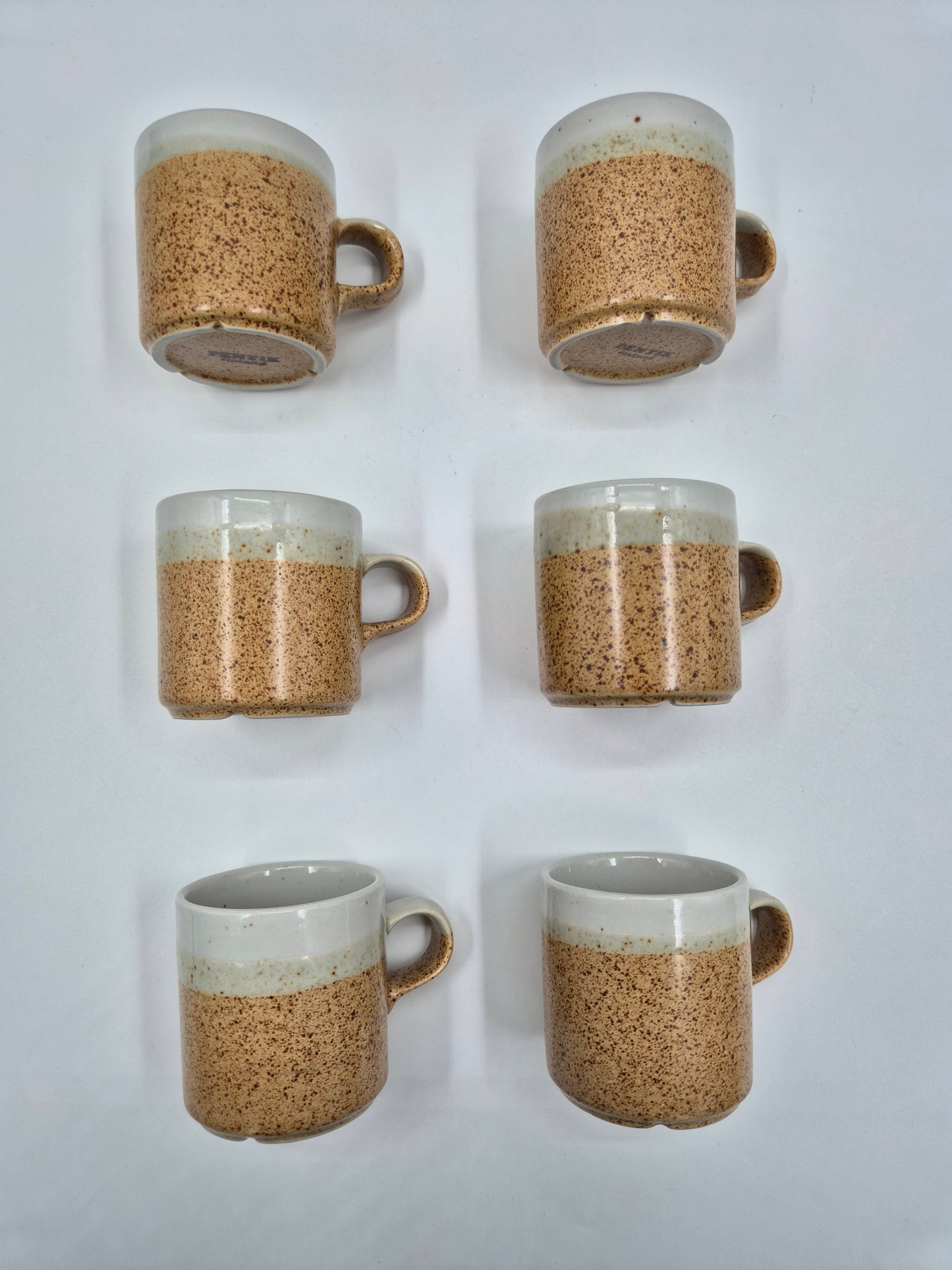 Set of Six Pentik Koivu Coffee Cup Trio