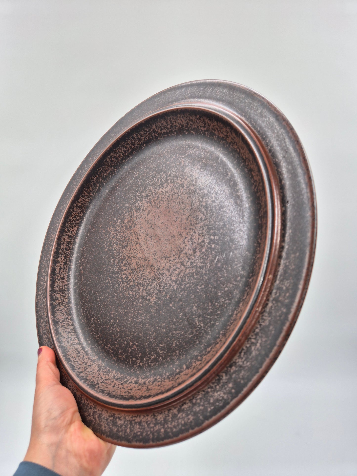 Arabia Ruska Large Serving Plate 33.5 cm – Finnish Vintage Stoneware