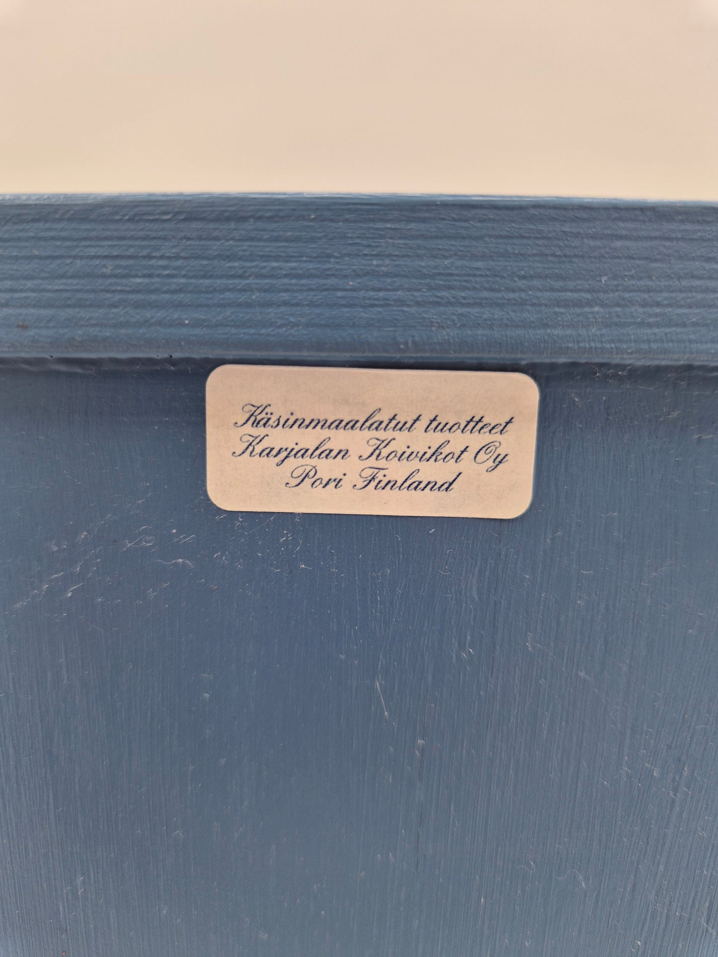 Vintage Hand-Painted Wooden Jewelry Box with Drawers – Finnish Folk Style