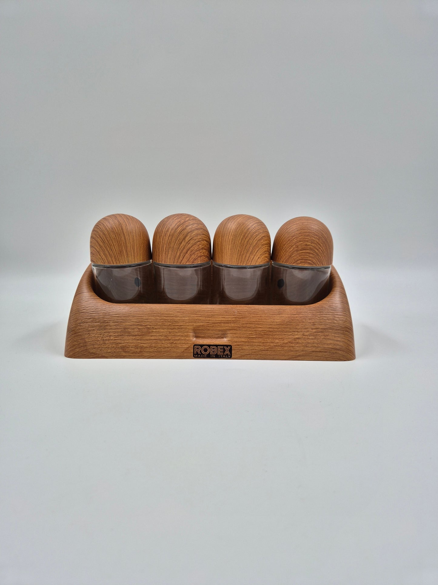Vintage Robex Italy Spice Jar Set – Mid Century Italian Kitchen Storage