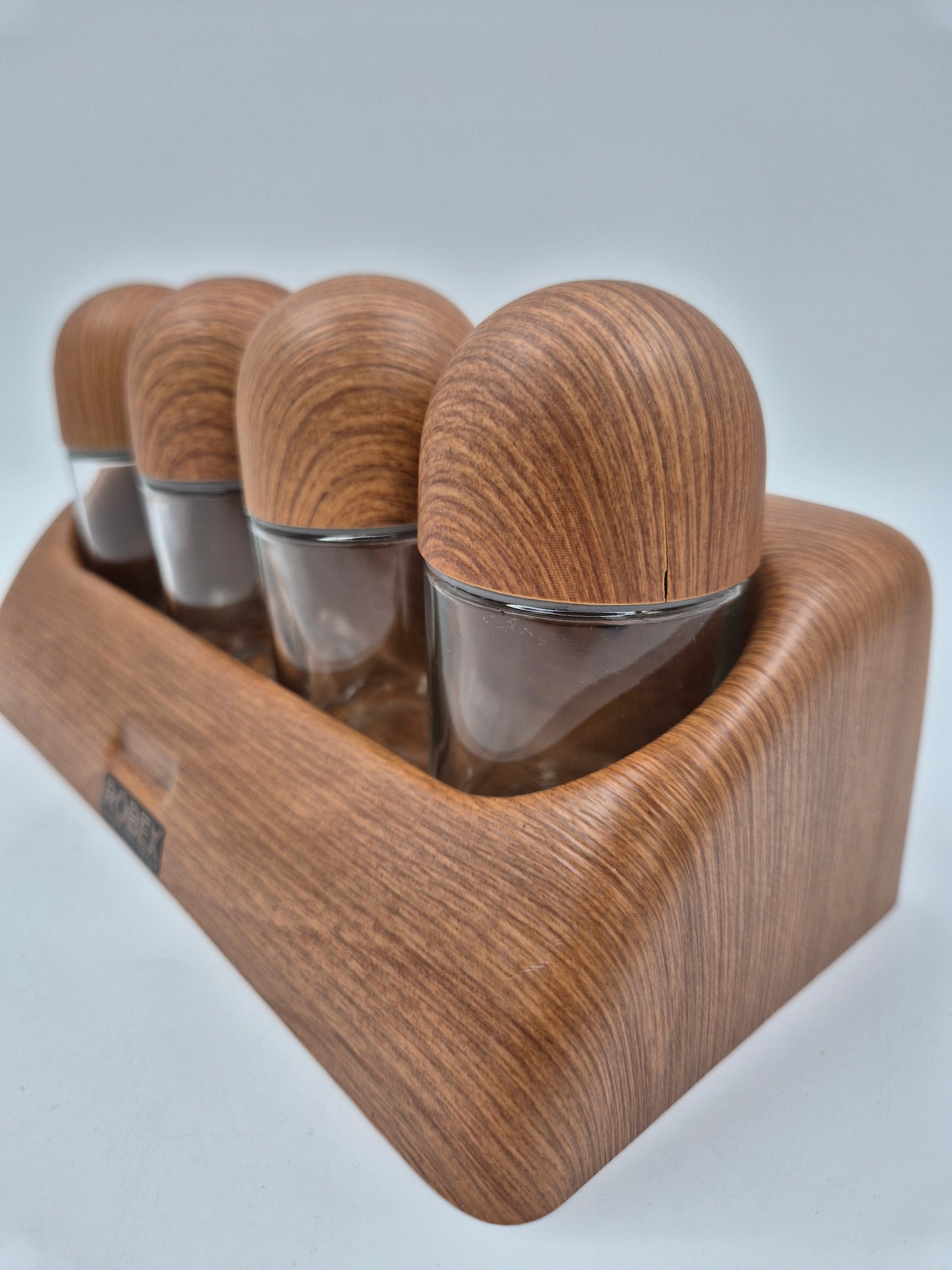 Vintage Robex Italy Spice Jar Set – Mid Century Italian Kitchen Storage