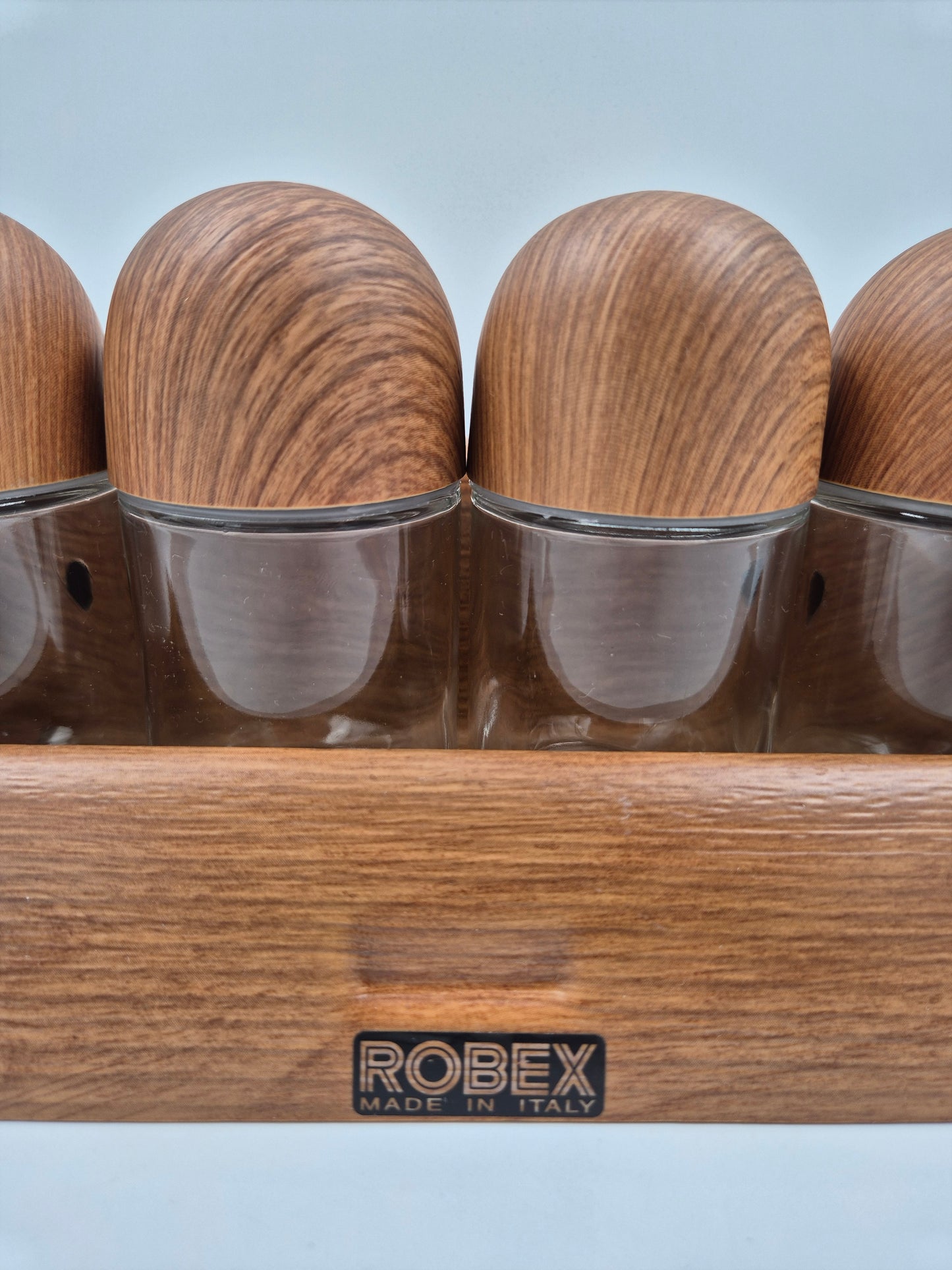 Vintage Robex Italy Spice Jar Set – Mid Century Italian Kitchen Storage
