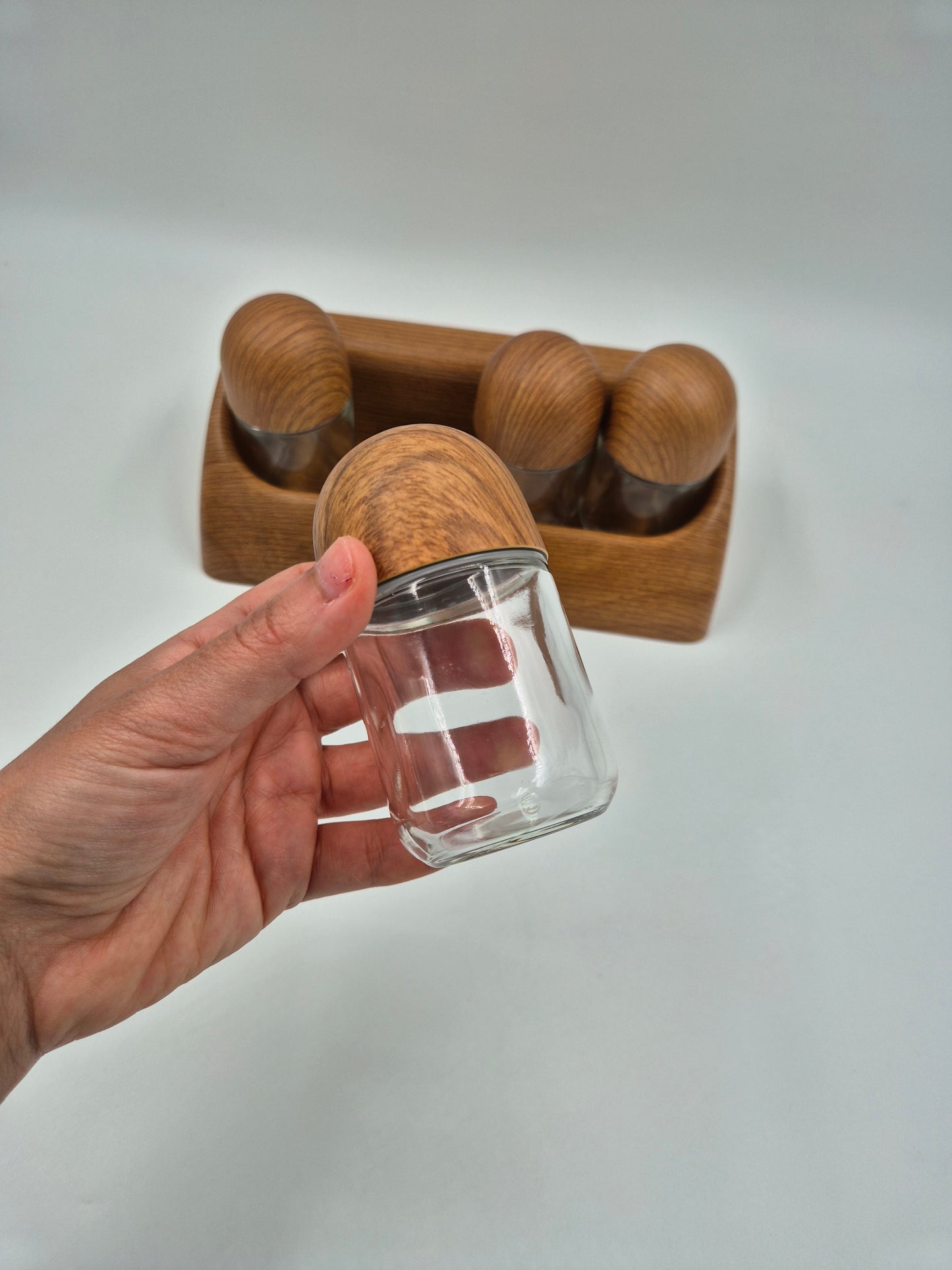 Vintage Robex Italy Spice Jar Set – Mid Century Italian Kitchen Storage