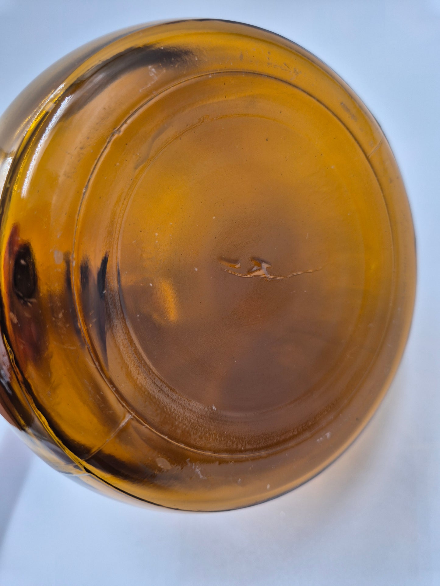 Vintage Apothecary Bottle “DERMIN” – Amber Glass Pharmacy Bottle with Black Cap – 28 cm