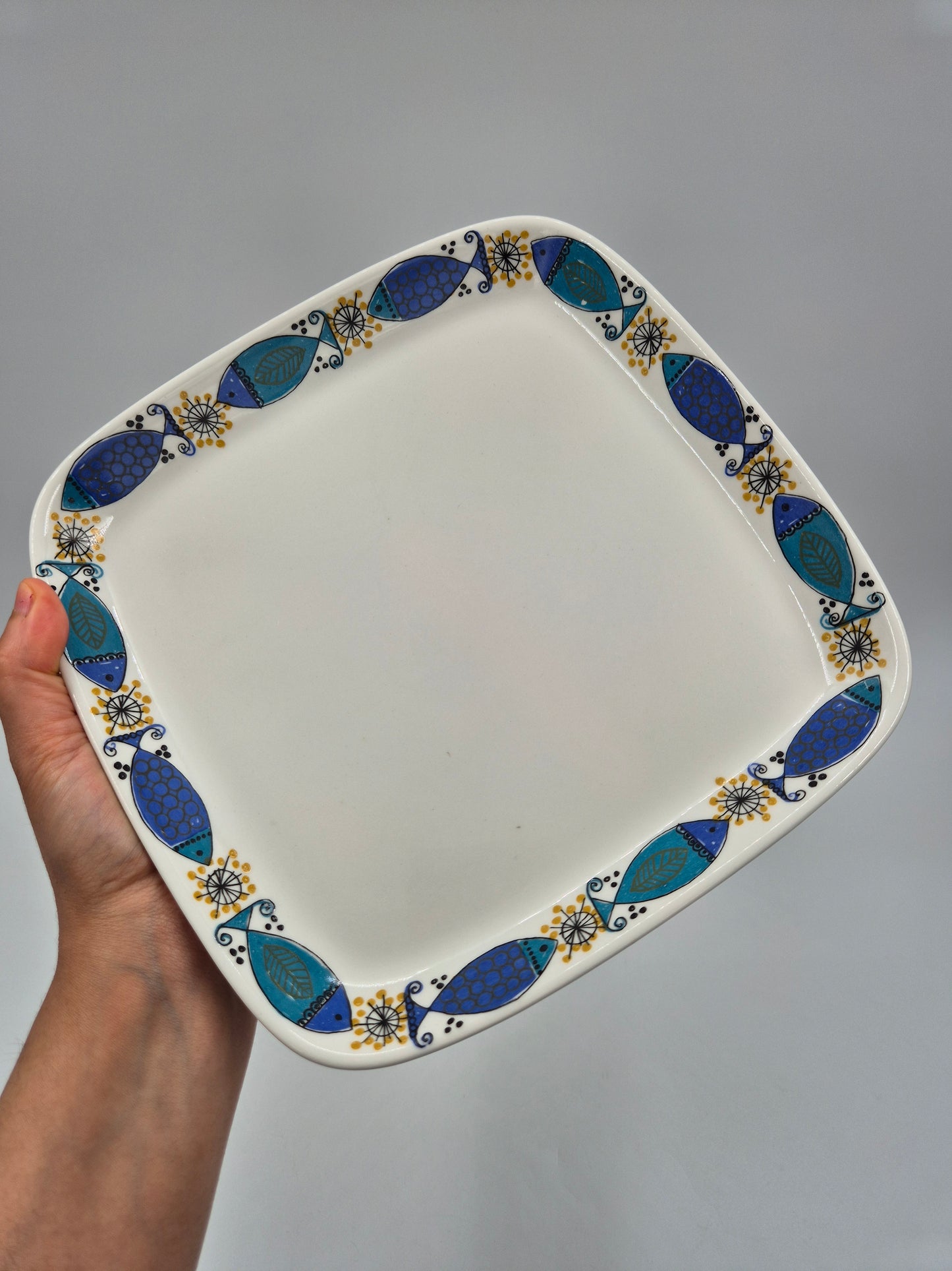 Vintage Figgjo Flint Clupea serveerbord – Turi Gramstad Design
