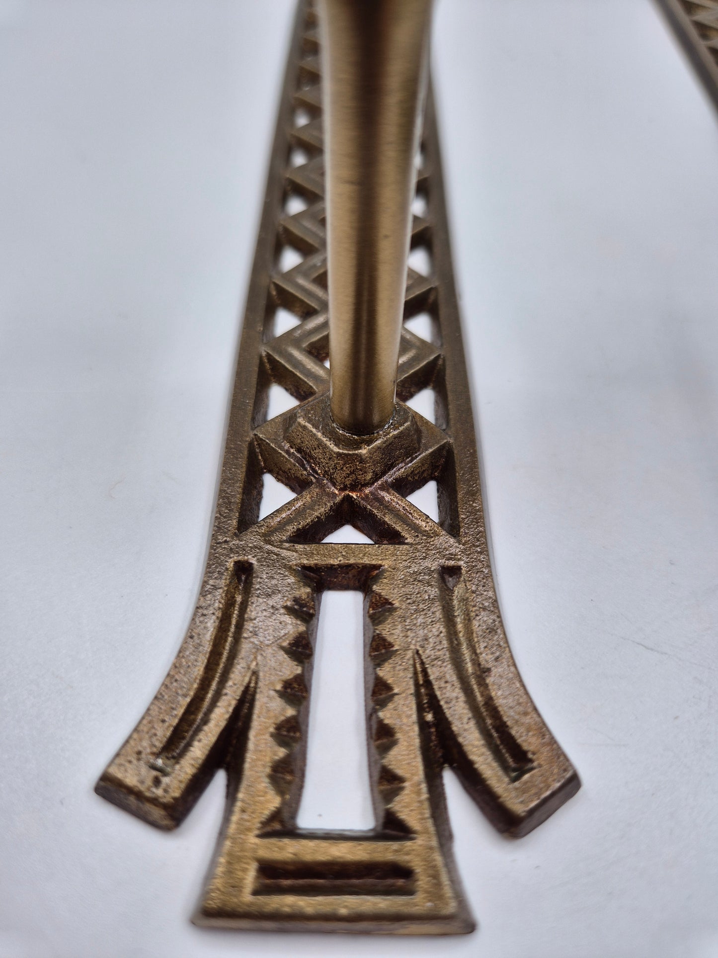 Pair of Vintage Brass Wall Candle Sconces