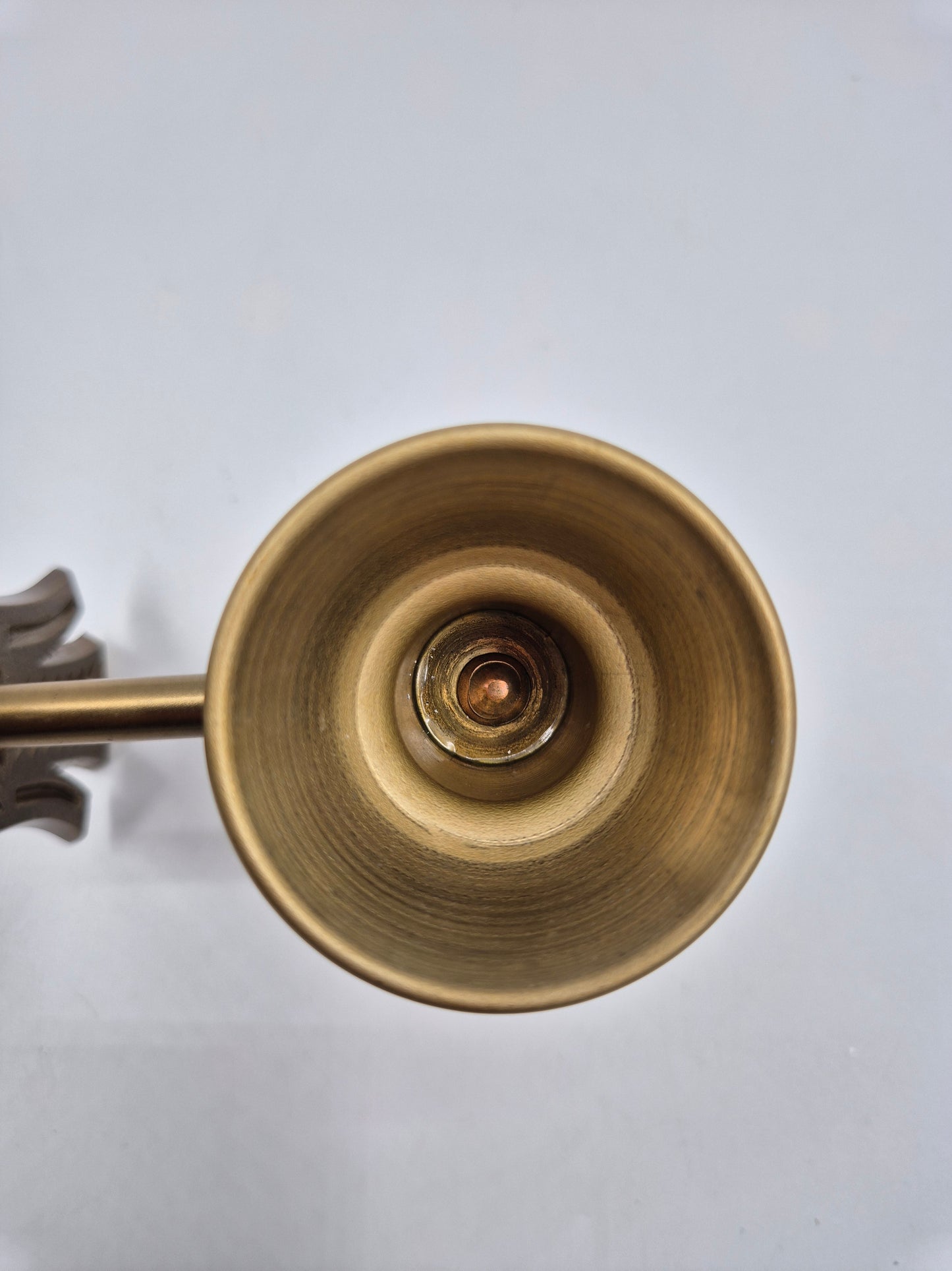 Pair of Vintage Brass Wall Candle Sconces