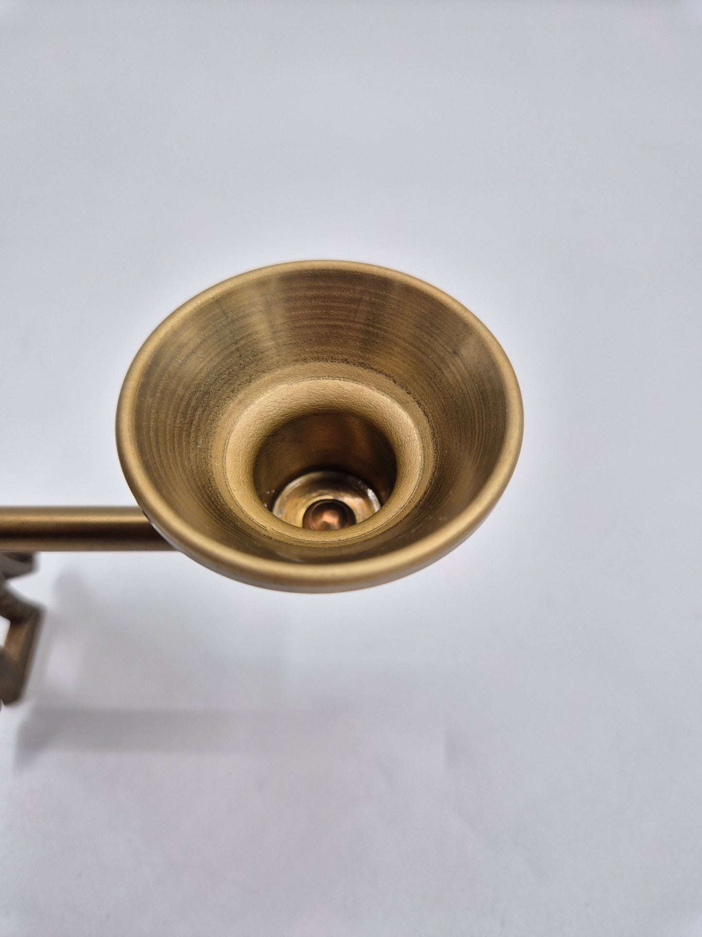 Pair of Vintage Brass Wall Candle Sconces