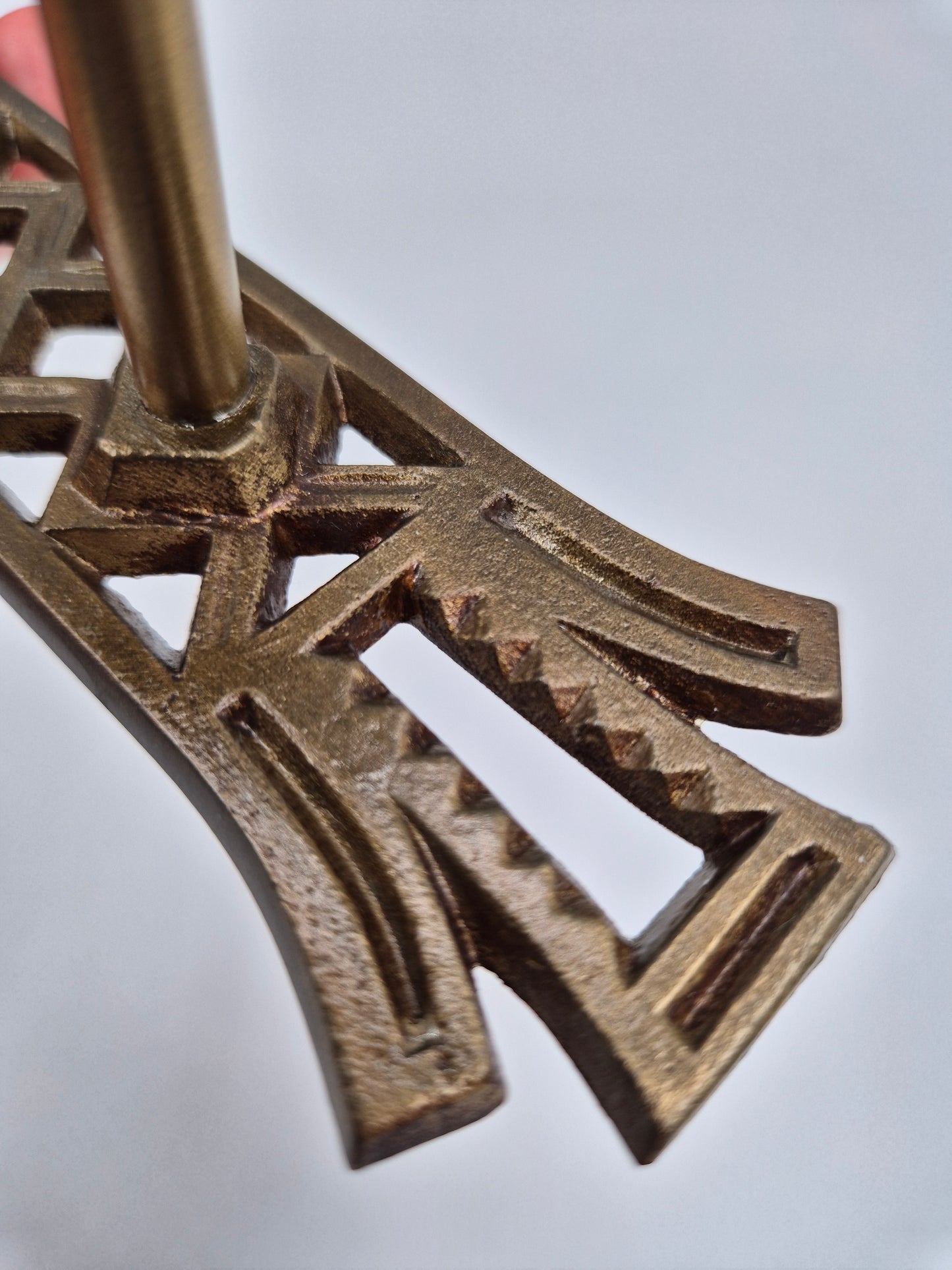 Pair of Vintage Brass Wall Candle Sconces