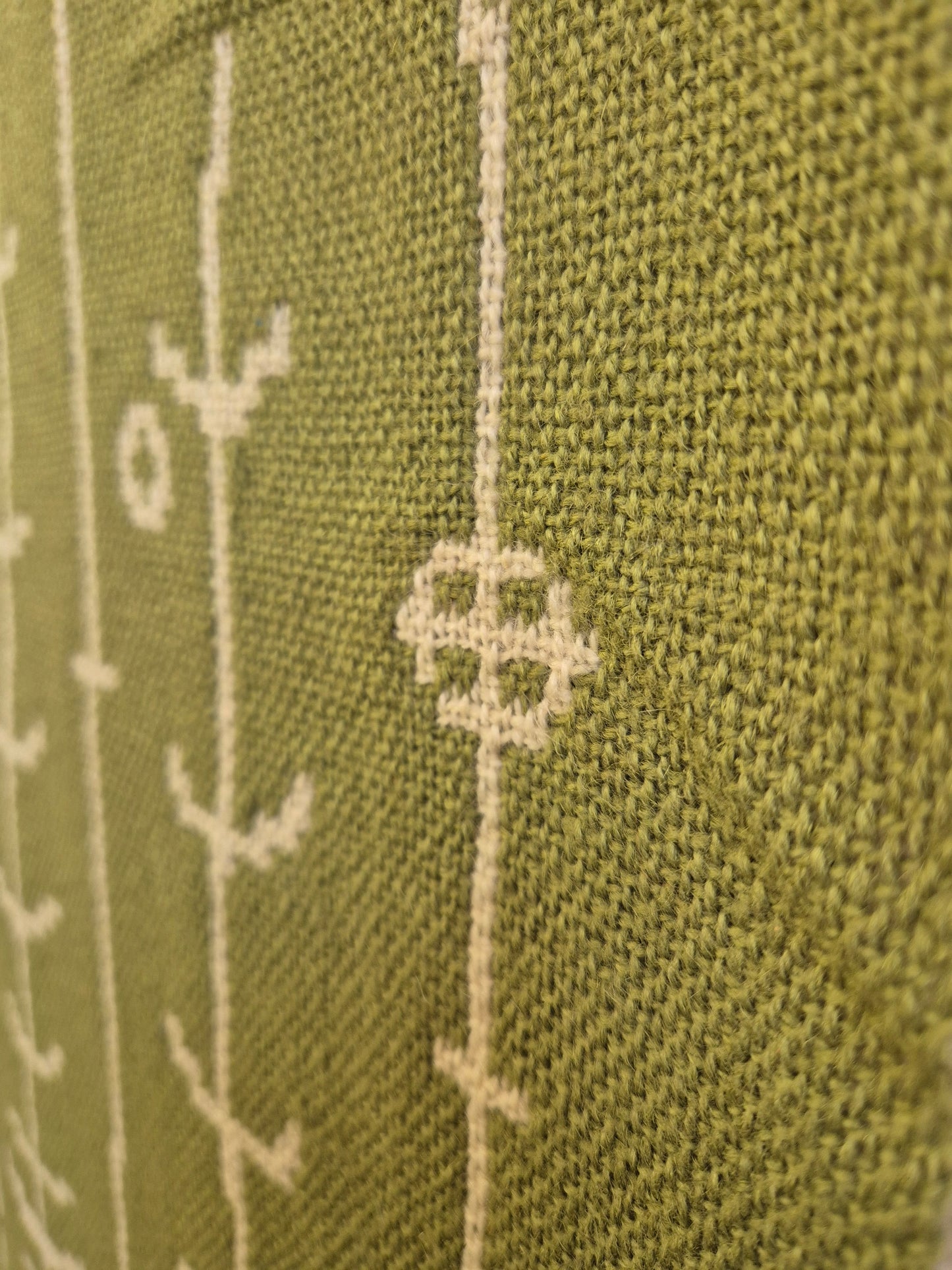 Elonkorjuu — Vintage Finnish Folk Art Wall Hanging by Laura Korpikaivo-Tamminen, 63 x 110 cm