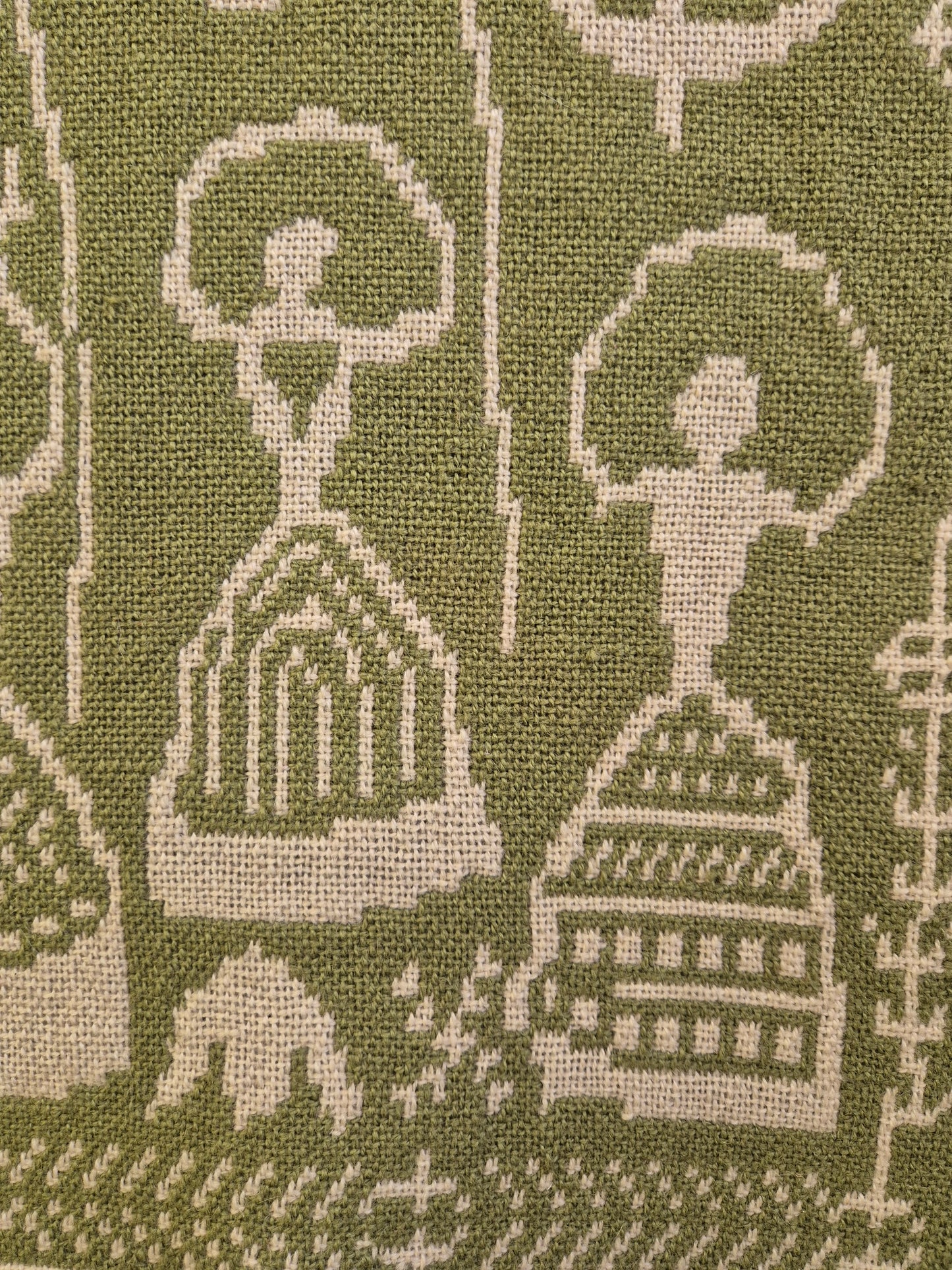 Elonkorjuu — Vintage Finnish Folk Art Wall Hanging by Laura Korpikaivo-Tamminen, 63 x 110 cm