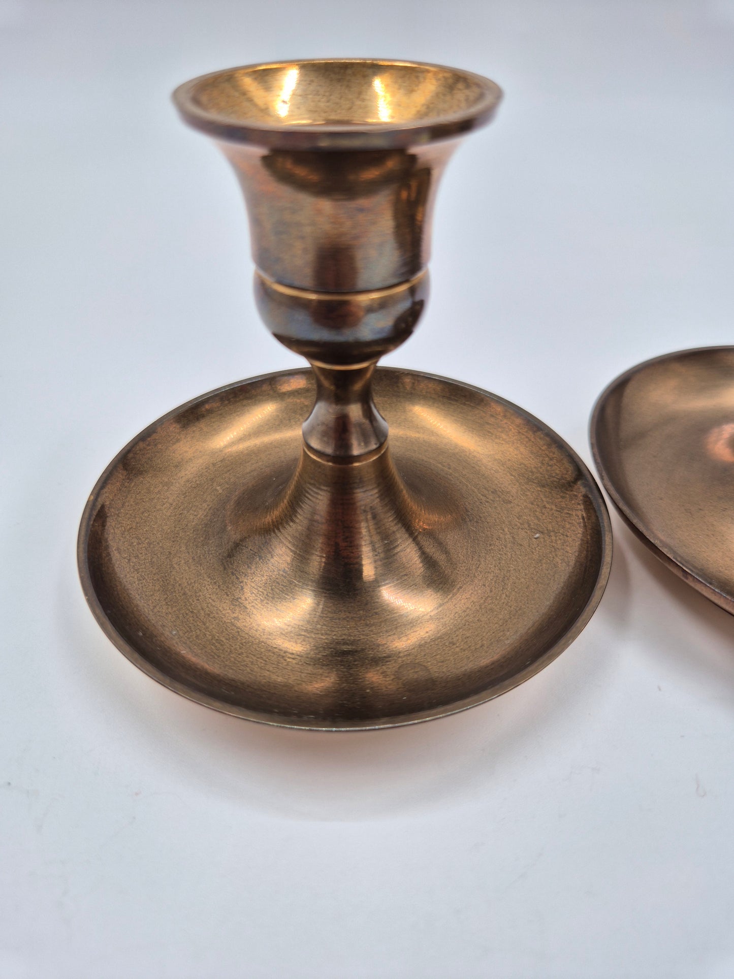 Pair of Vintage Brass Candle Holders
