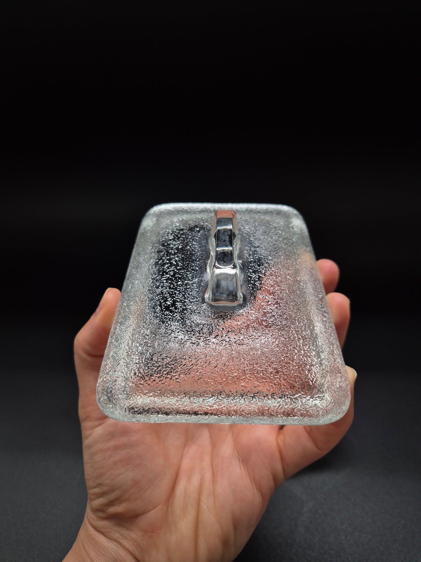 1950 Vintage English Butter Dish with Lid