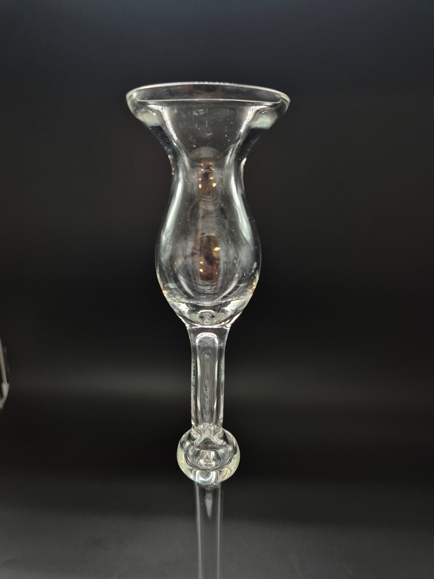 Vintage Kumela Glass Candlestick Holder 44.5 cm
