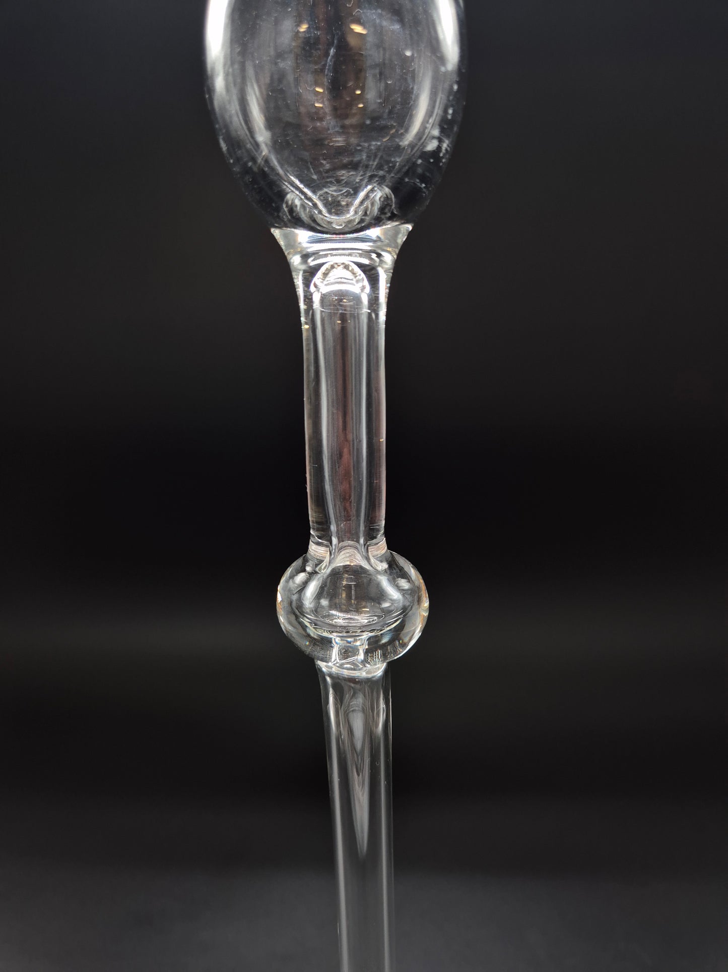 Vintage Kumela Glass Candlestick Holder 44.5 cm