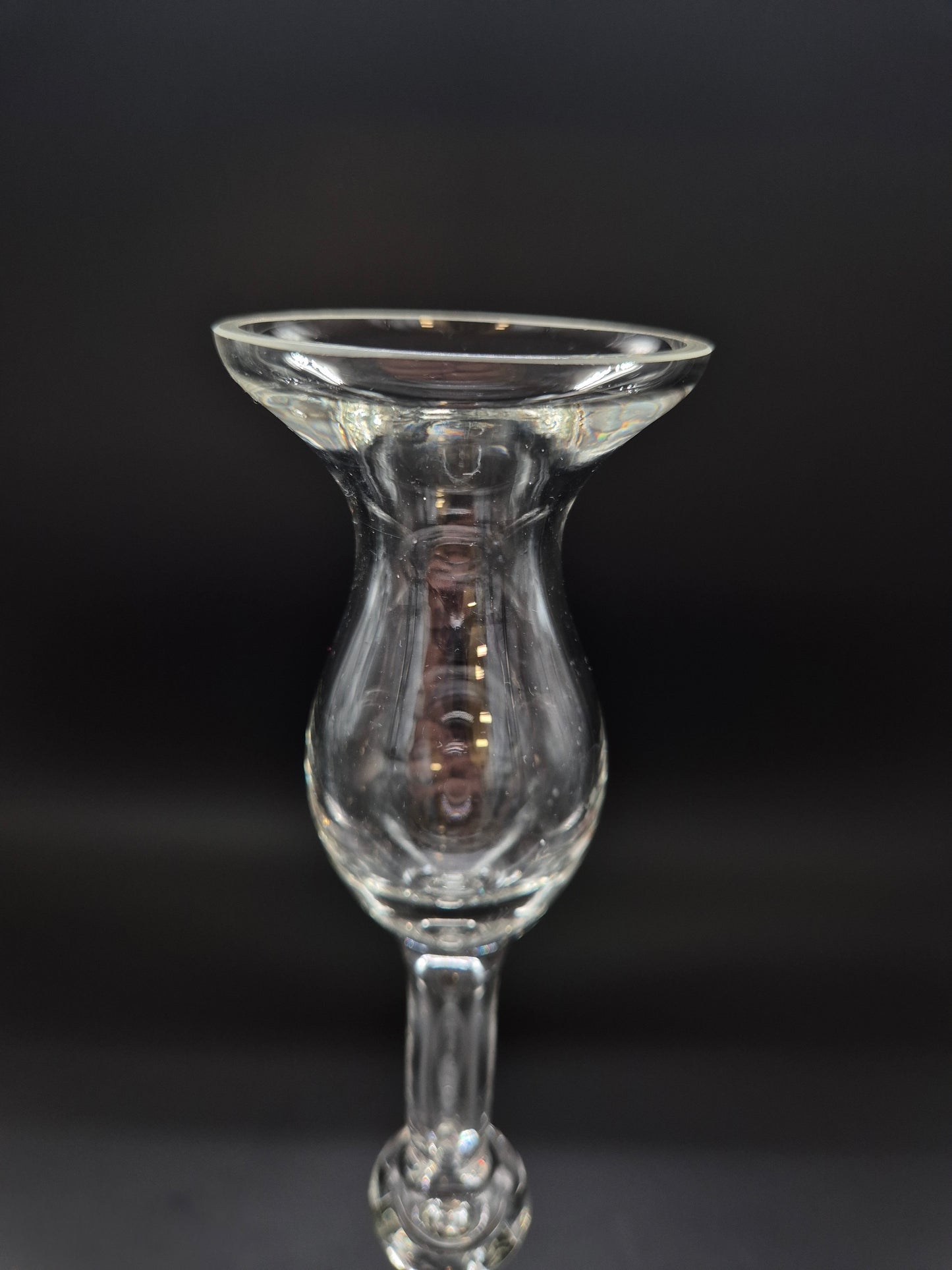 Vintage Kumela Glass Candlestick Holder 44.5 cm
