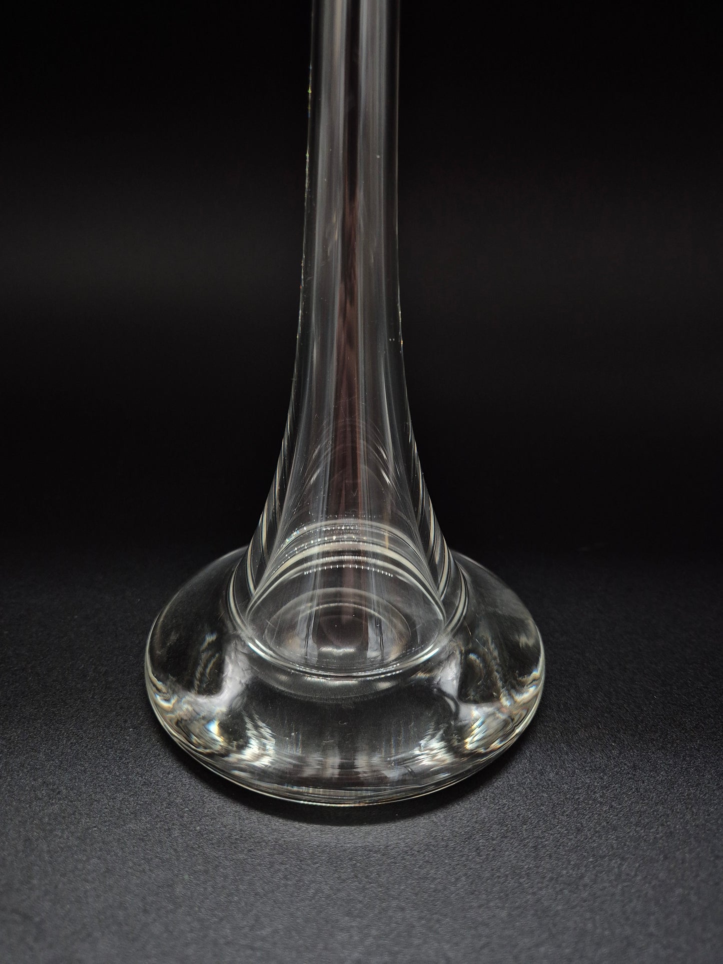 Vintage Kumela Glass Candlestick Holder 44.5 cm
