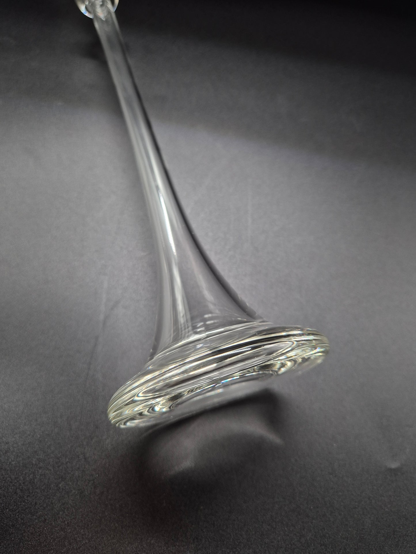 Vintage Kumela Glass Candlestick Holder 44.5 cm