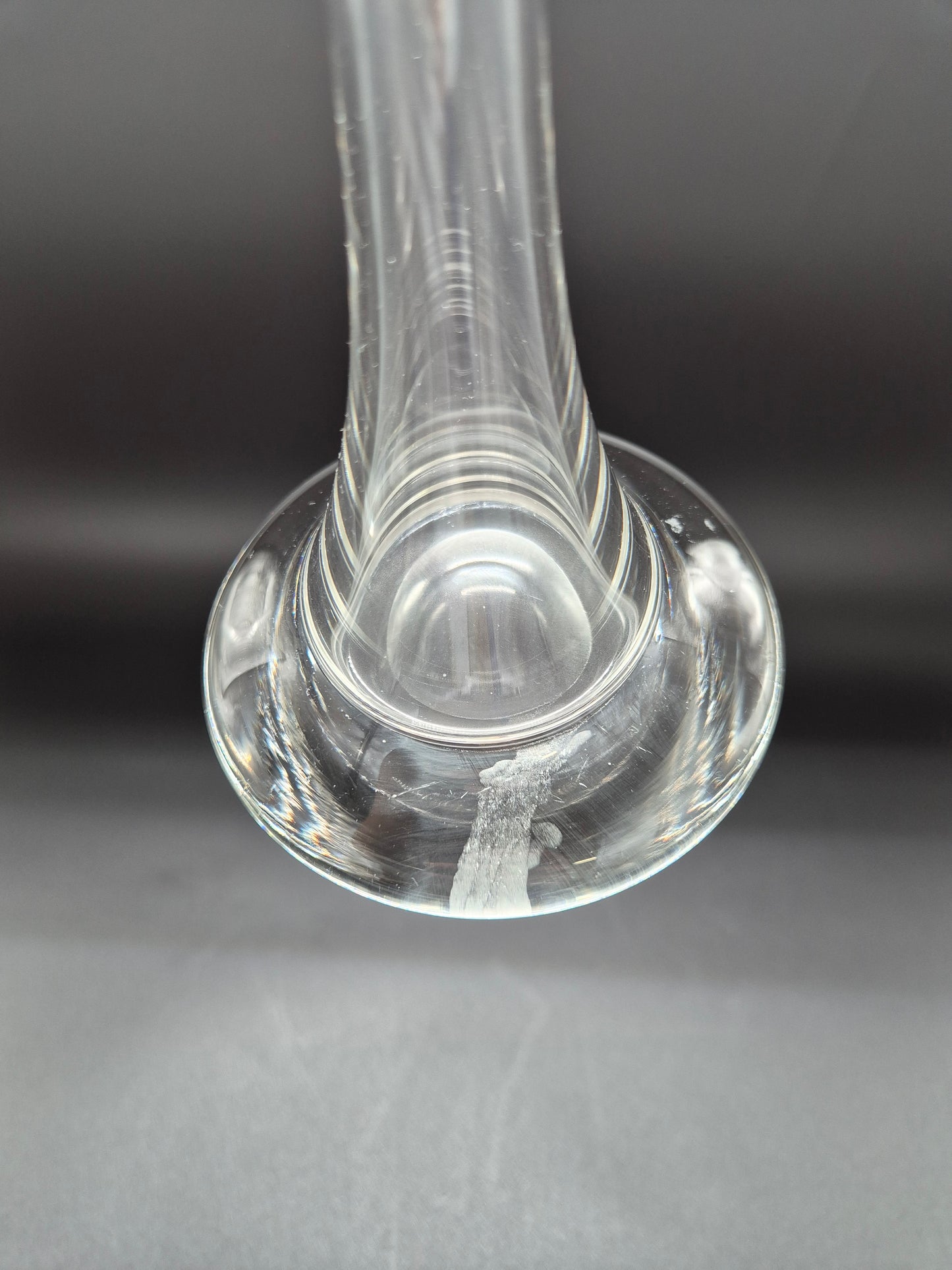 Vintage Kumela Glass Candlestick Holder 44.5 cm