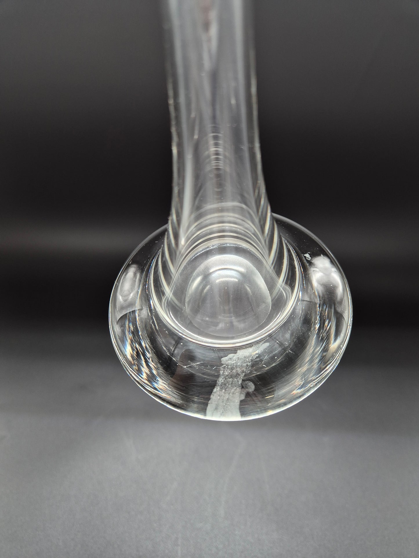 Vintage Kumela Glass Candlestick Holder 44.5 cm
