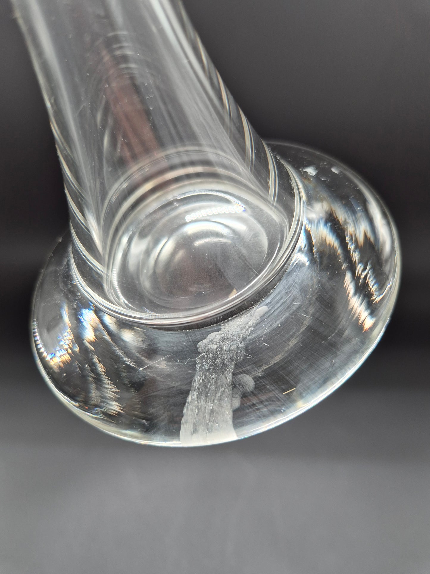Vintage Kumela Glass Candlestick Holder 44.5 cm