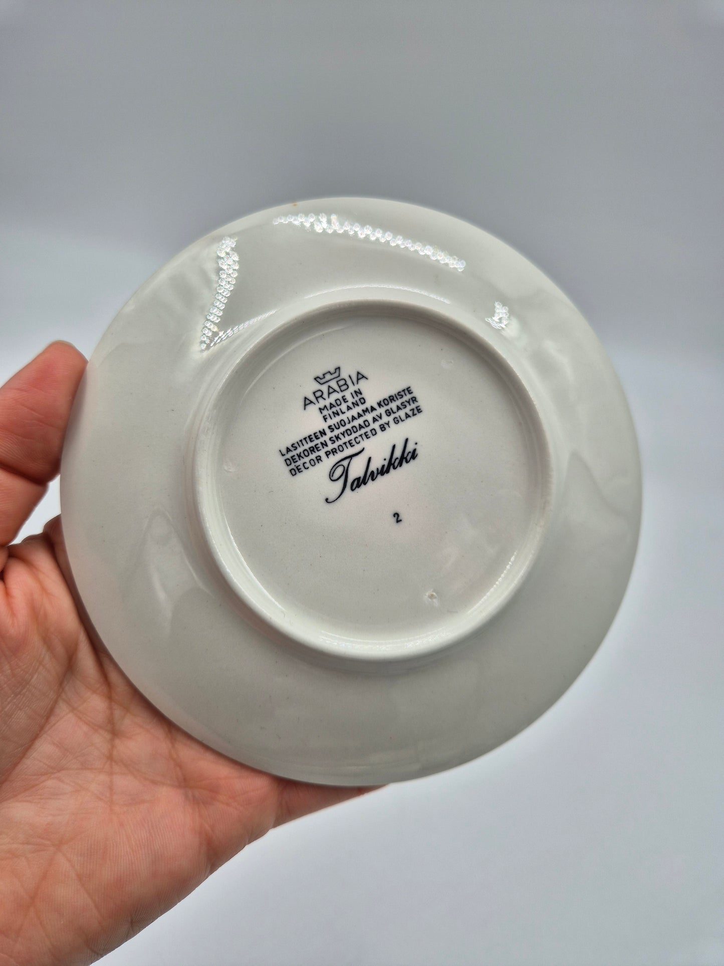 Set of 4 vintage Arabia Finland Talvikki Espresso Cup & Saucer – Finnish Floral Ceramic