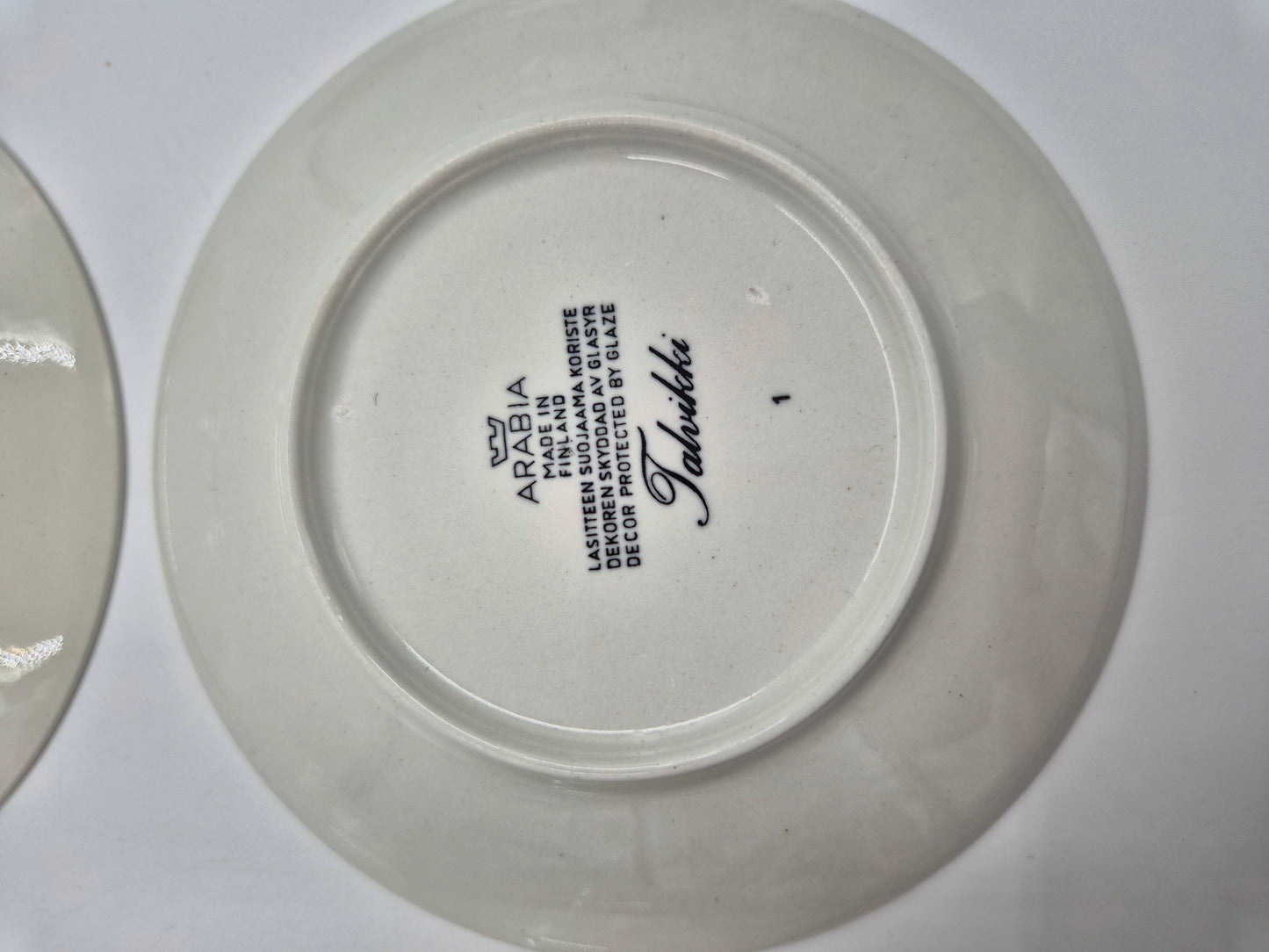 Set of 4 vintage Arabia Finland Talvikki Espresso Cup & Saucer – Finnish Floral Ceramic